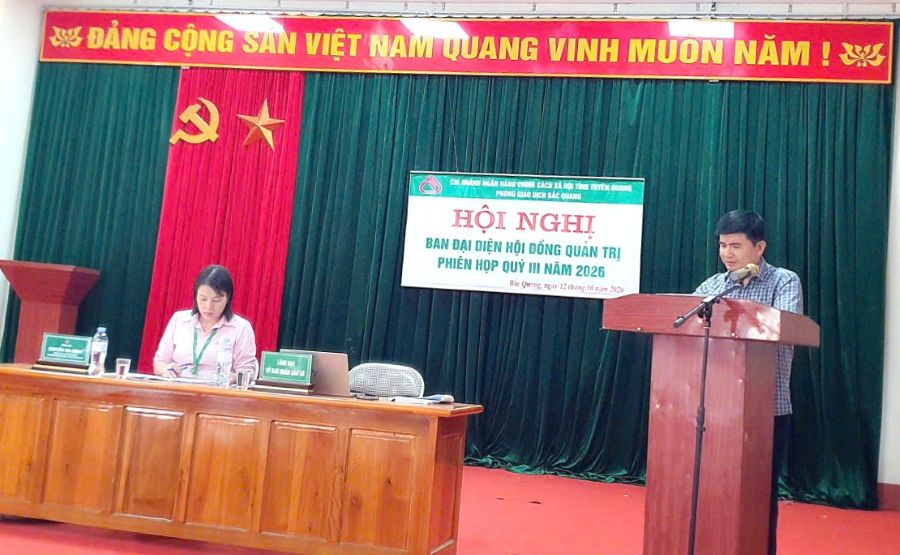 Bắc Quang phấn đấu hoàn thành 100% kế hoạch tín dụng chính sách năm 2026