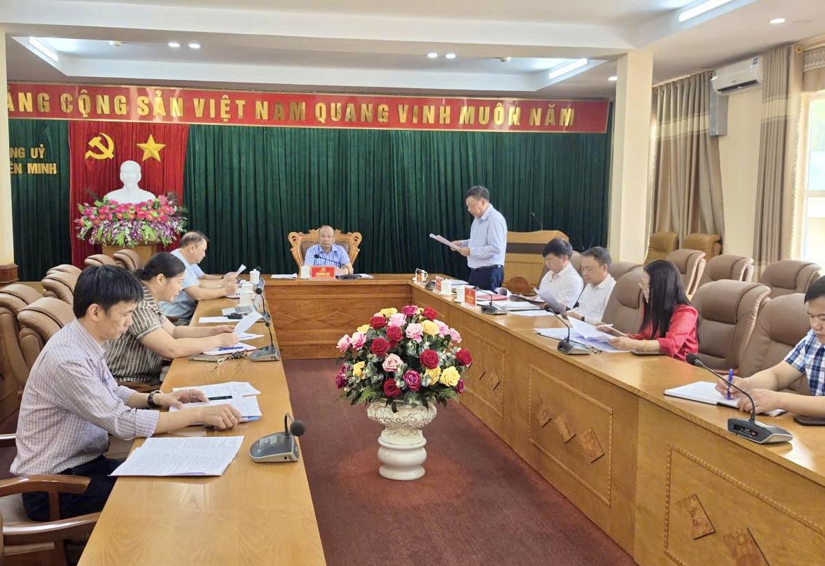 THƯỜNG TRỰC HĐND XÃ YÊN MINH TỔ CHỨC PHIÊN HỌP THÁNG 5 NĂM 2026