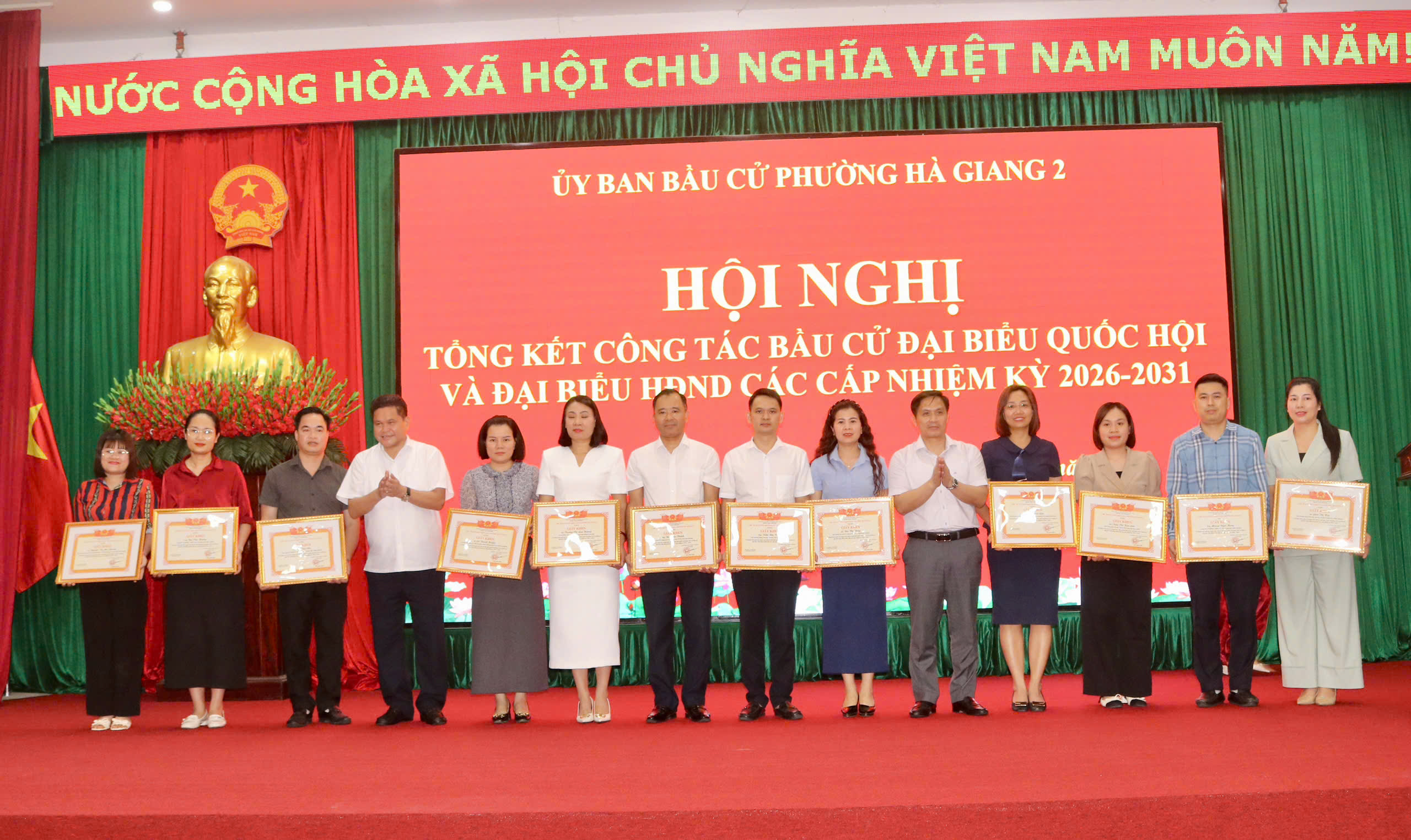 Phường Hà Giang 2 tổng kết công tác bầu cử