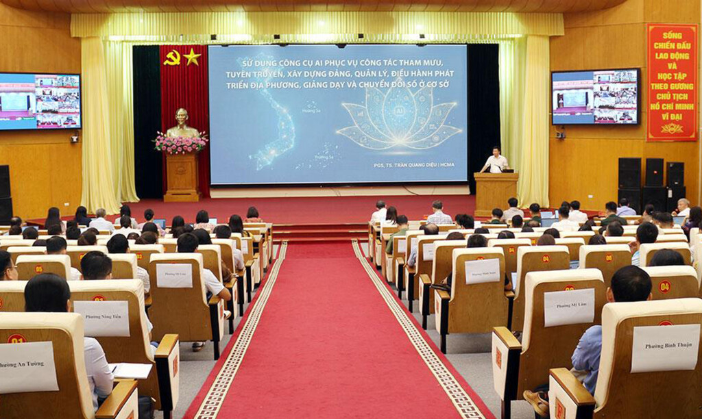 Tuyên Quang: Nâng cao kỹ năng ứng dụng trí tuệ nhân tạo trong công tác tuyên giáo và dân vận