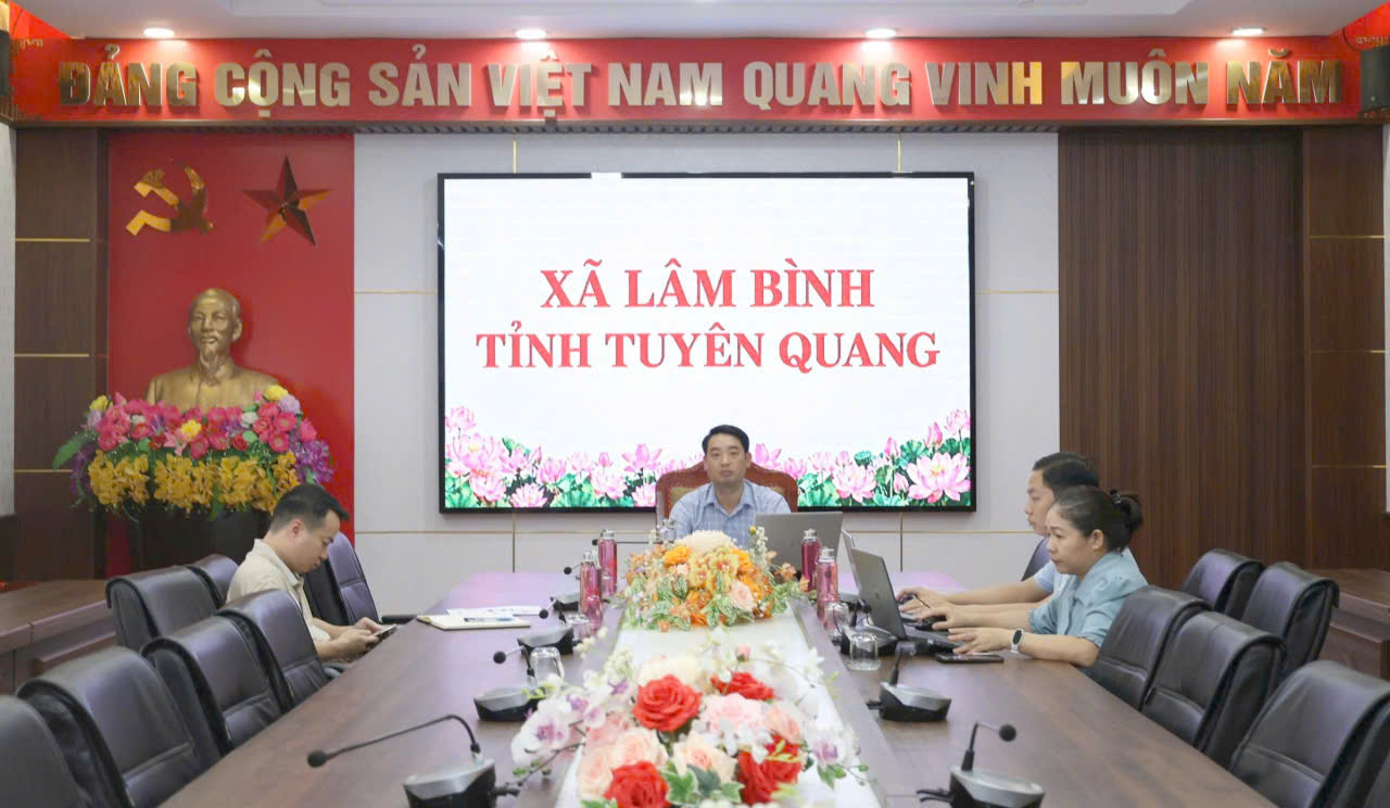 Xã Lâm Bình dự họp đánh giá tiến độ thực hiện Chương trình mục tiêu quốc gia giai đoạn 2021 – 2025 và triển khai nhiệm vụ năm 2026.