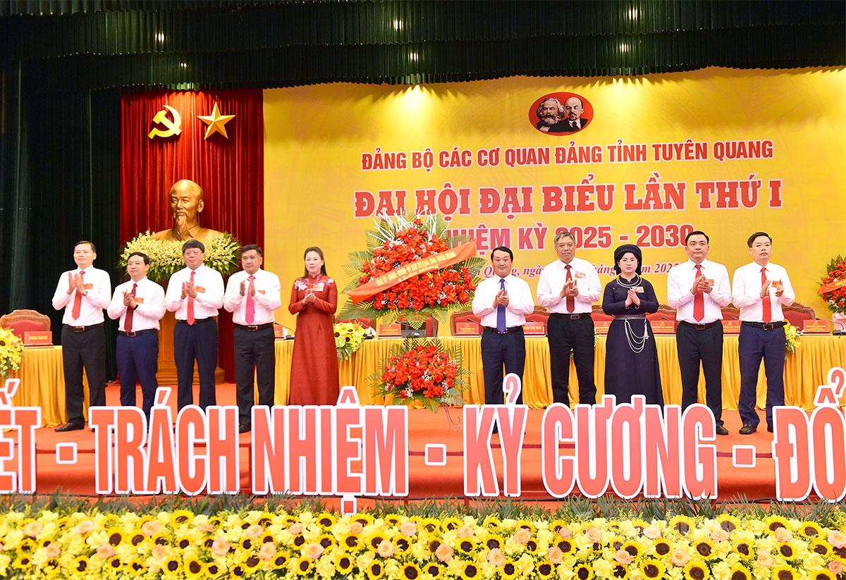 Đại hội đại biểu Đảng bộ các cơ quan Đảng tỉnh: Đoàn kết - Trách nhiệm - Kỷ cương - Đổi mới - Phát triển