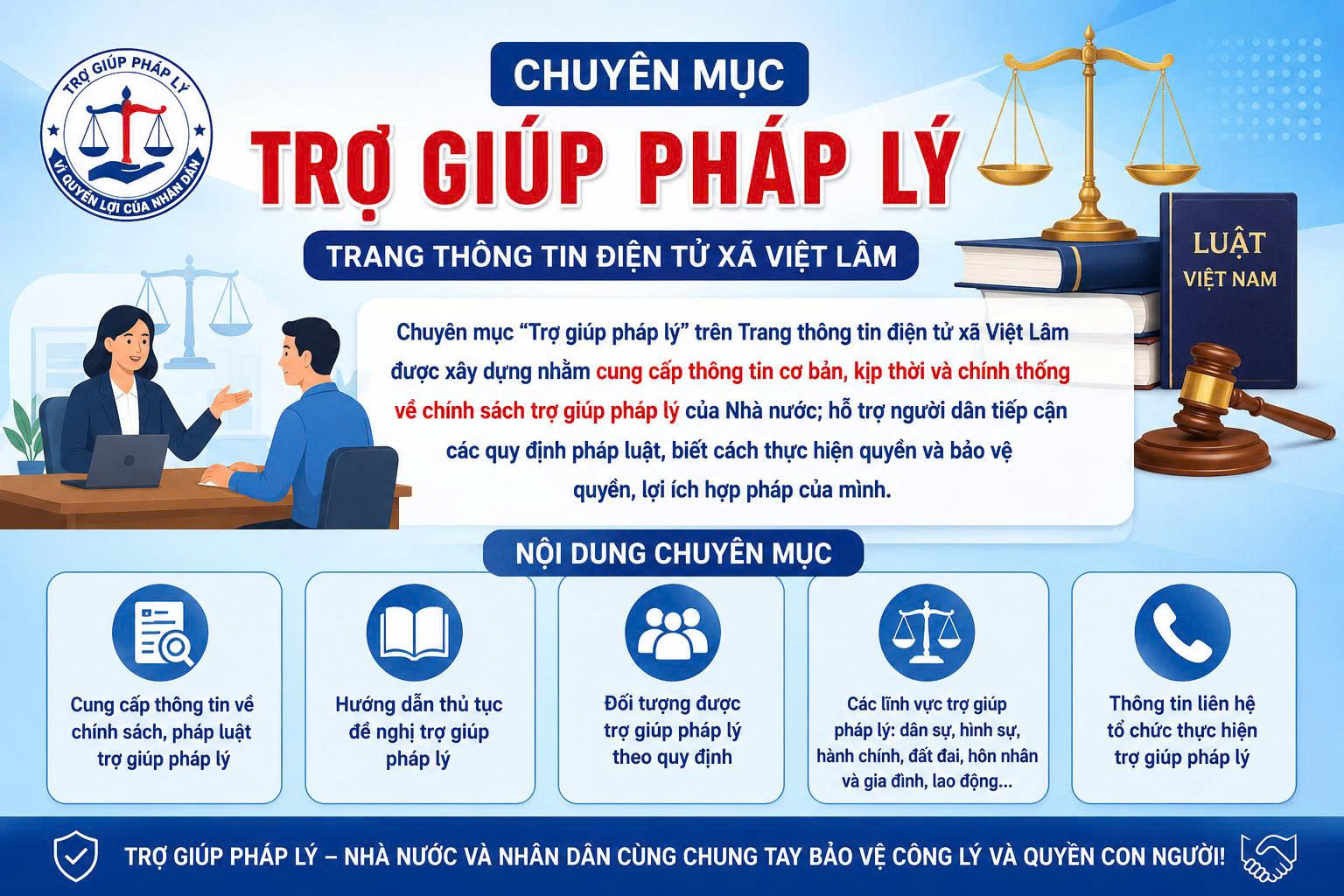 GIỚI THIỆU CHUYÊN MỤC “TRỢ GIÚP PHÁP LÝ”