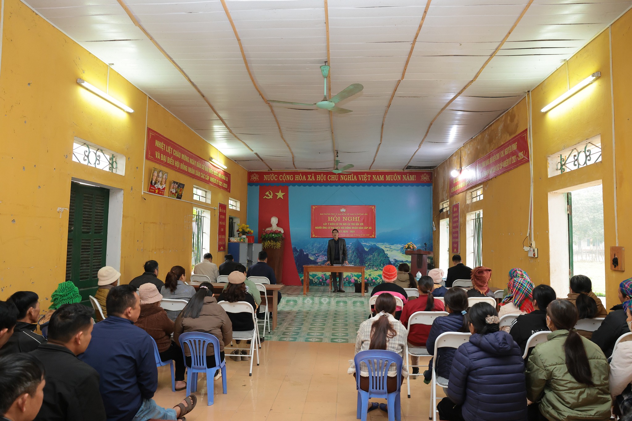 Hội nghị triển khai lấy ý kiến nhận xét và tín nhiệm của cử tri nơi cư trú đối với người ứng cử và người tự ứng cử đại biểu HĐND các cấp nhiệm kỳ 2026-2031