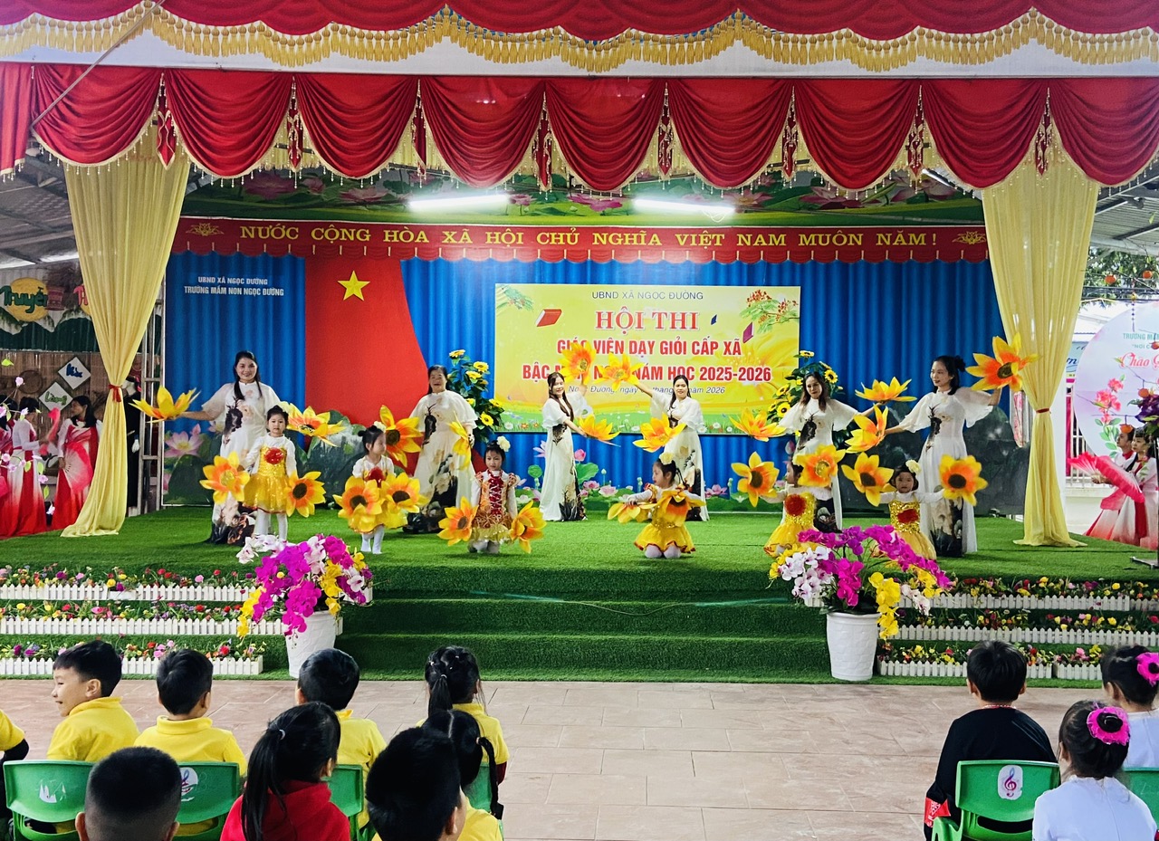 Hội thi giáo viên dạy giỏi cấp xã bậc học Mầm non, năm học 2025 – 2026