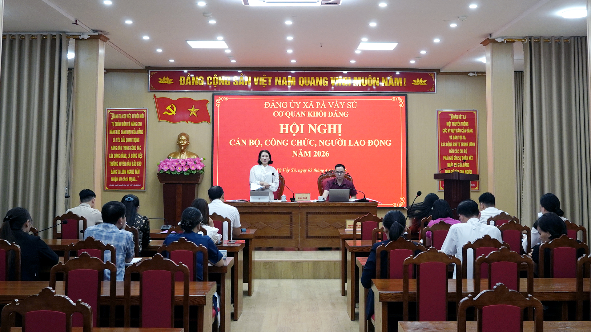 Hội nghị cán bộ, công chức, người lao động năm 2026