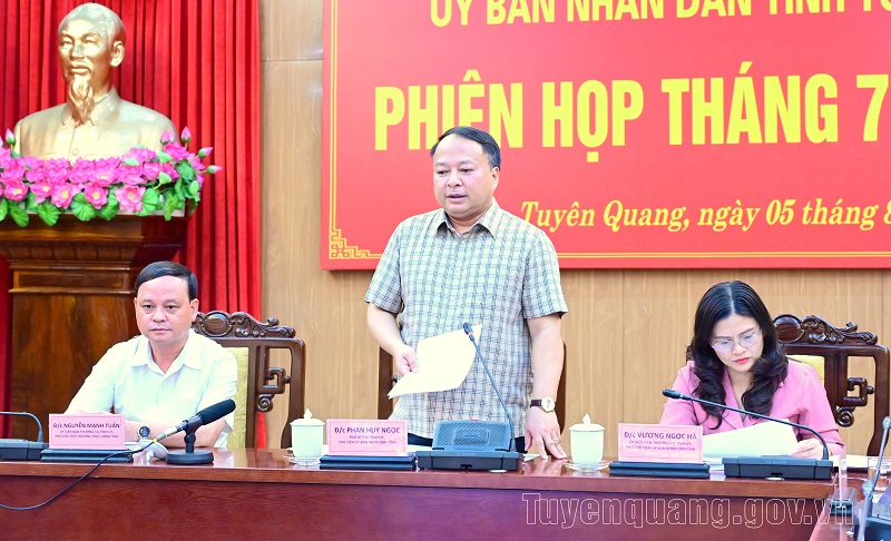 UBND tỉnh họp phiên thường kỳ tháng 7/2025