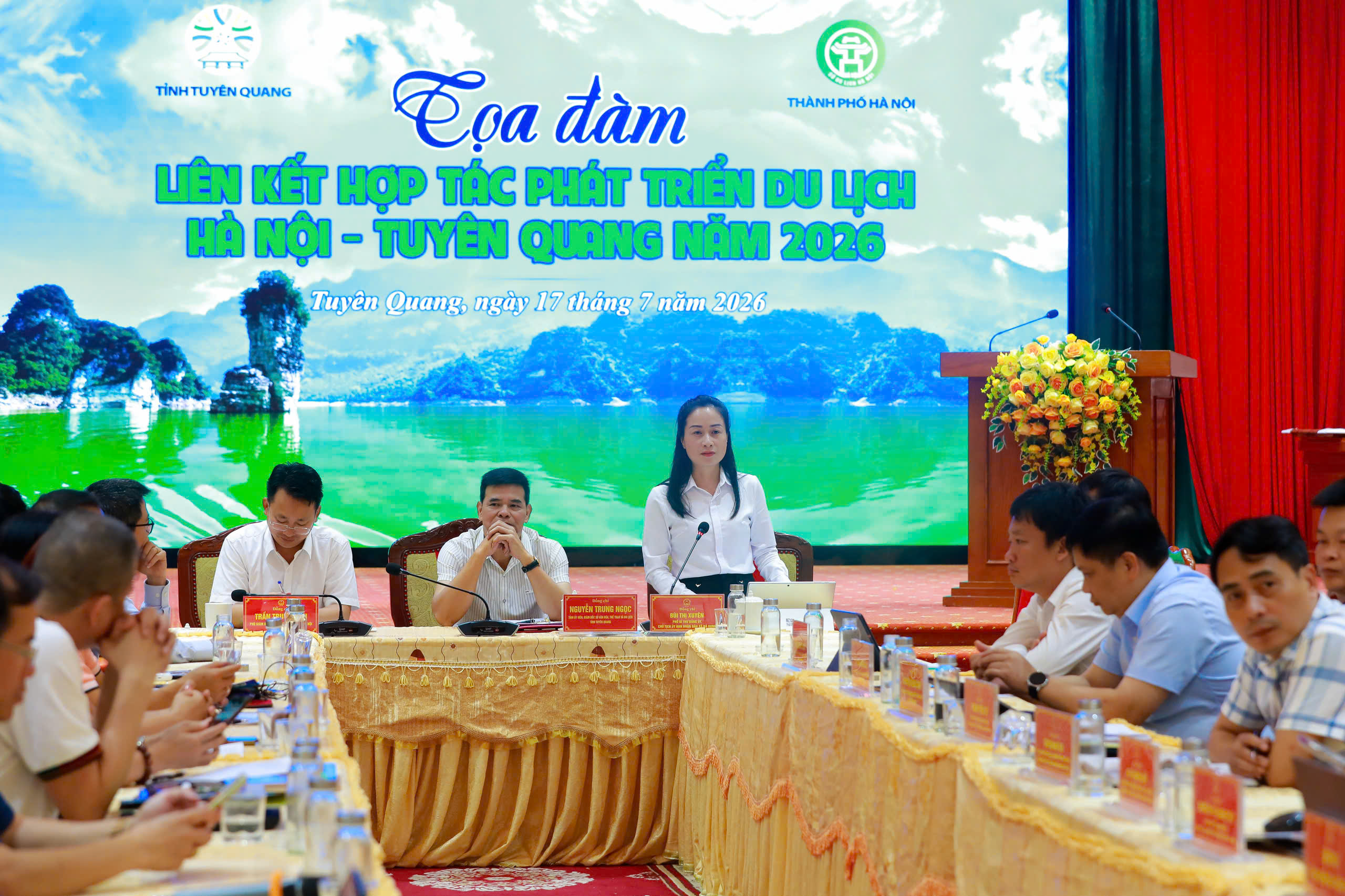 Tọa đàm “Liên kết hợp tác phát triển du lịch Hà Nội - Tuyên Quang năm 2026”