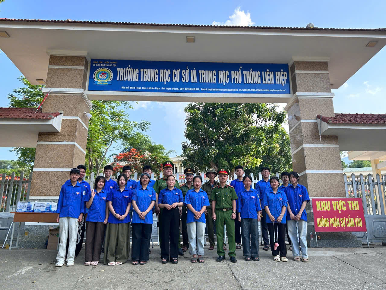 CÔNG AN XÃ LIÊN HIỆP CHỦ ĐỘNG ĐẢM BẢO AN NINH, AN TOÀN KỲ THI TUYỂN SINH VÀO LỚP 10 NĂM HỌC 2026 – 2027