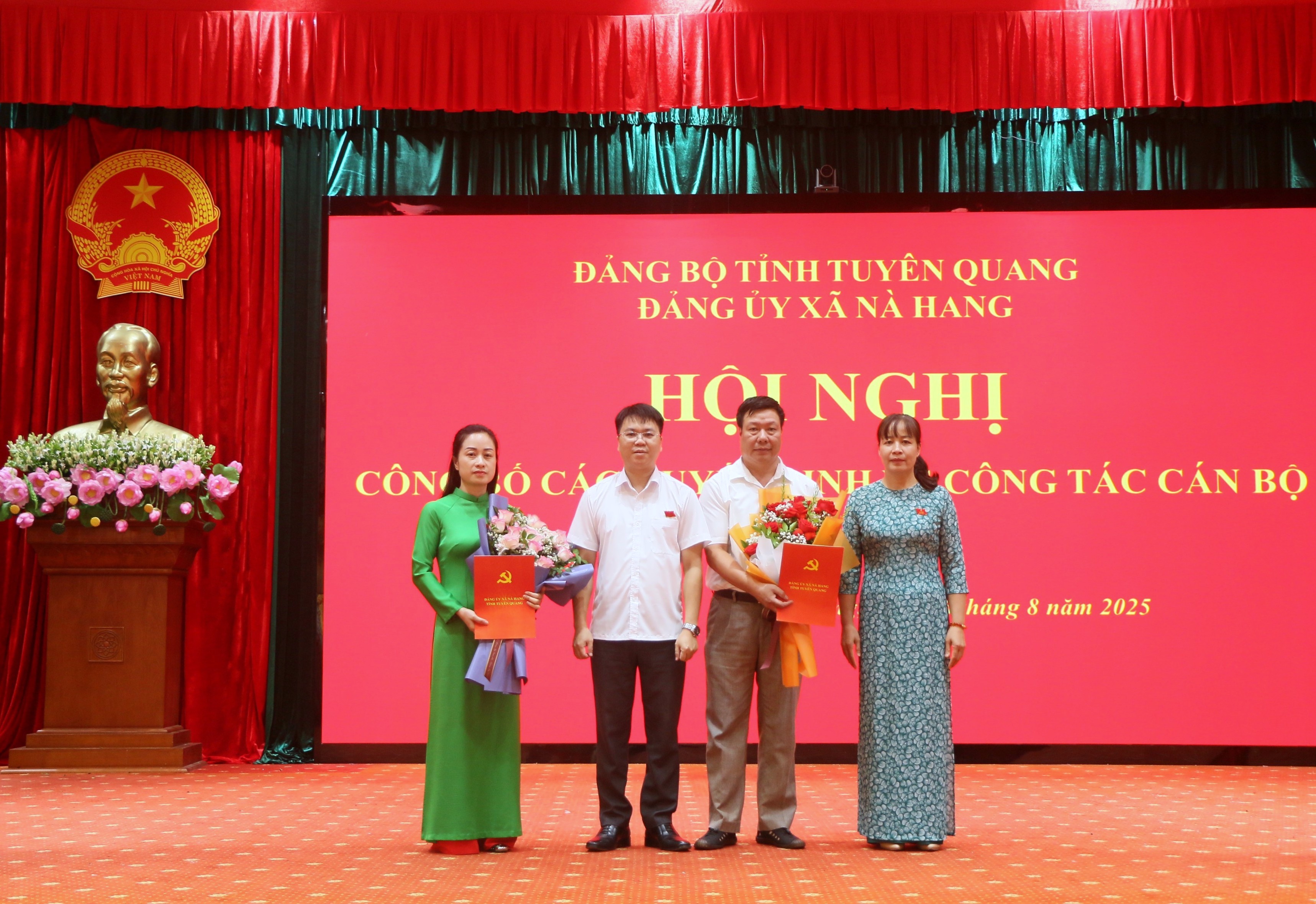 Hội nghị công bố các Quyết định về công tác cán bộ