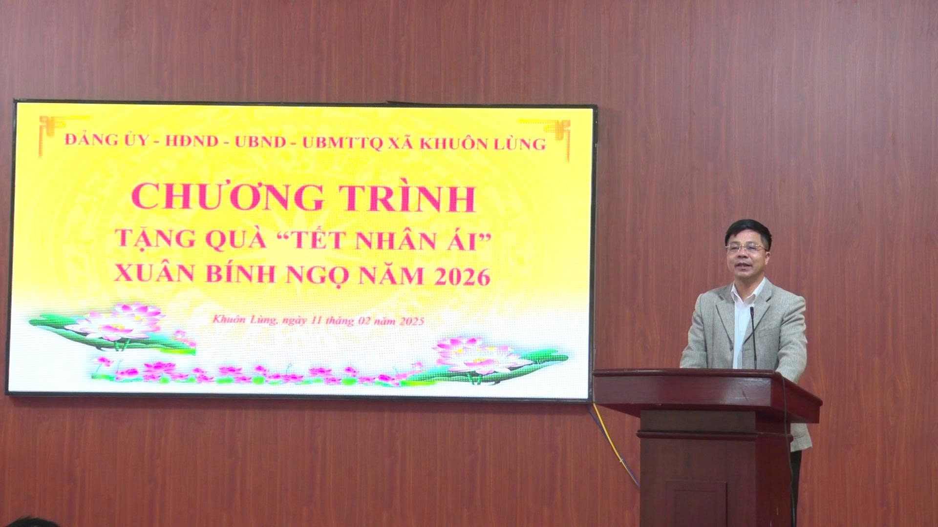 XÃ KHUÔN LÙNG TỔ CHỨC CHƯƠNG TRÌNH TẶNG QUÀ “TẾT NHÂN ÁI” CHO CÁC HỘ NGHÈO NHÂN DỊP XUÂN BÍNH NGỌ NĂM 2026