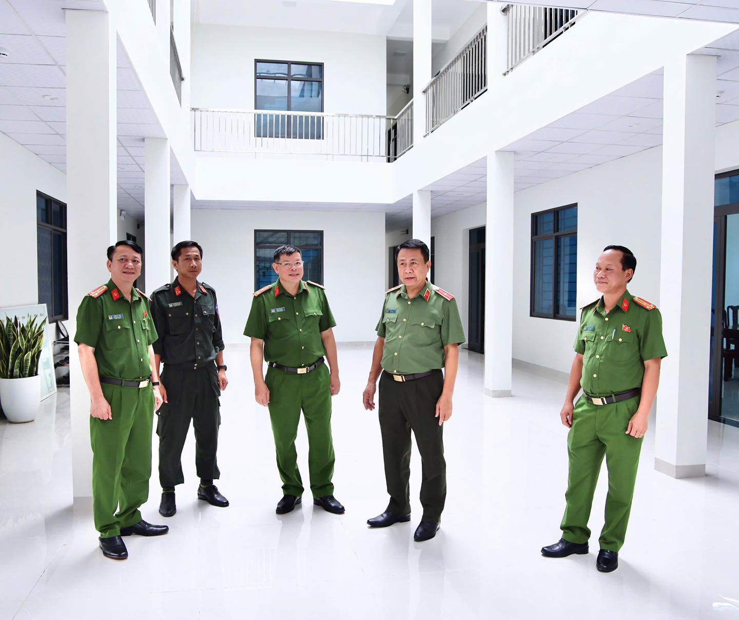 GIÁM ĐỐC CÔNG AN TỈNH KIỂM TRA CÁC MẶT CÔNG TÁC TẠI PHÒNG CẢNH SÁT CƠ ĐỘNG VÀ PHÒNG CẢNH SÁT PCCC VÀ CNCH