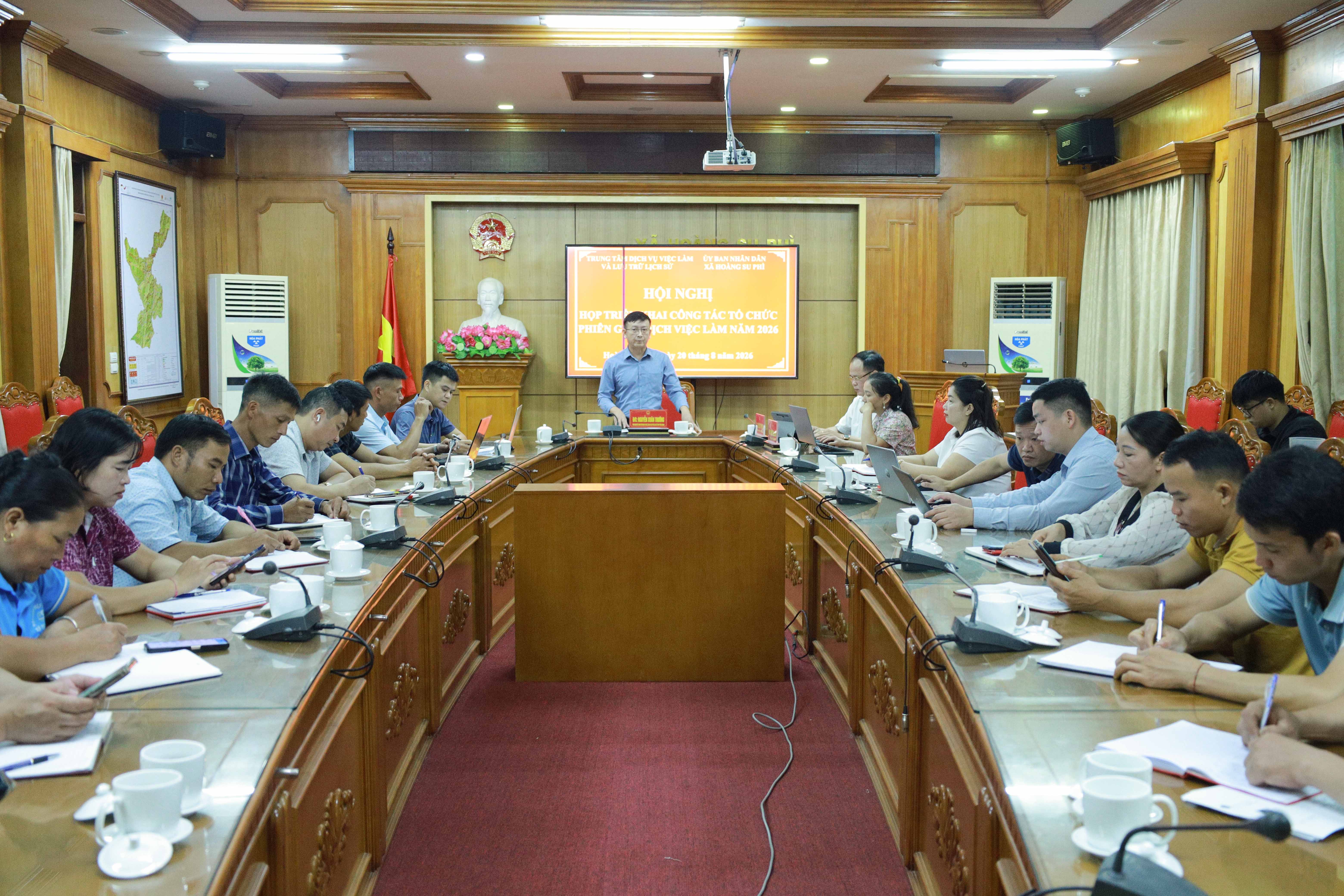 Hoàng Su Phì Triển khai công tác tổ chức Phiên giao dịch việc làm năm 2026