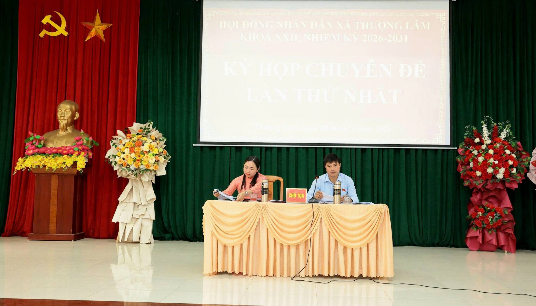 Thượng Lâm tổ chức Kỳ họp chuyên đề lần thứ nhất HĐND xã khóa XXII, nhiệm kỳ 2026–2031