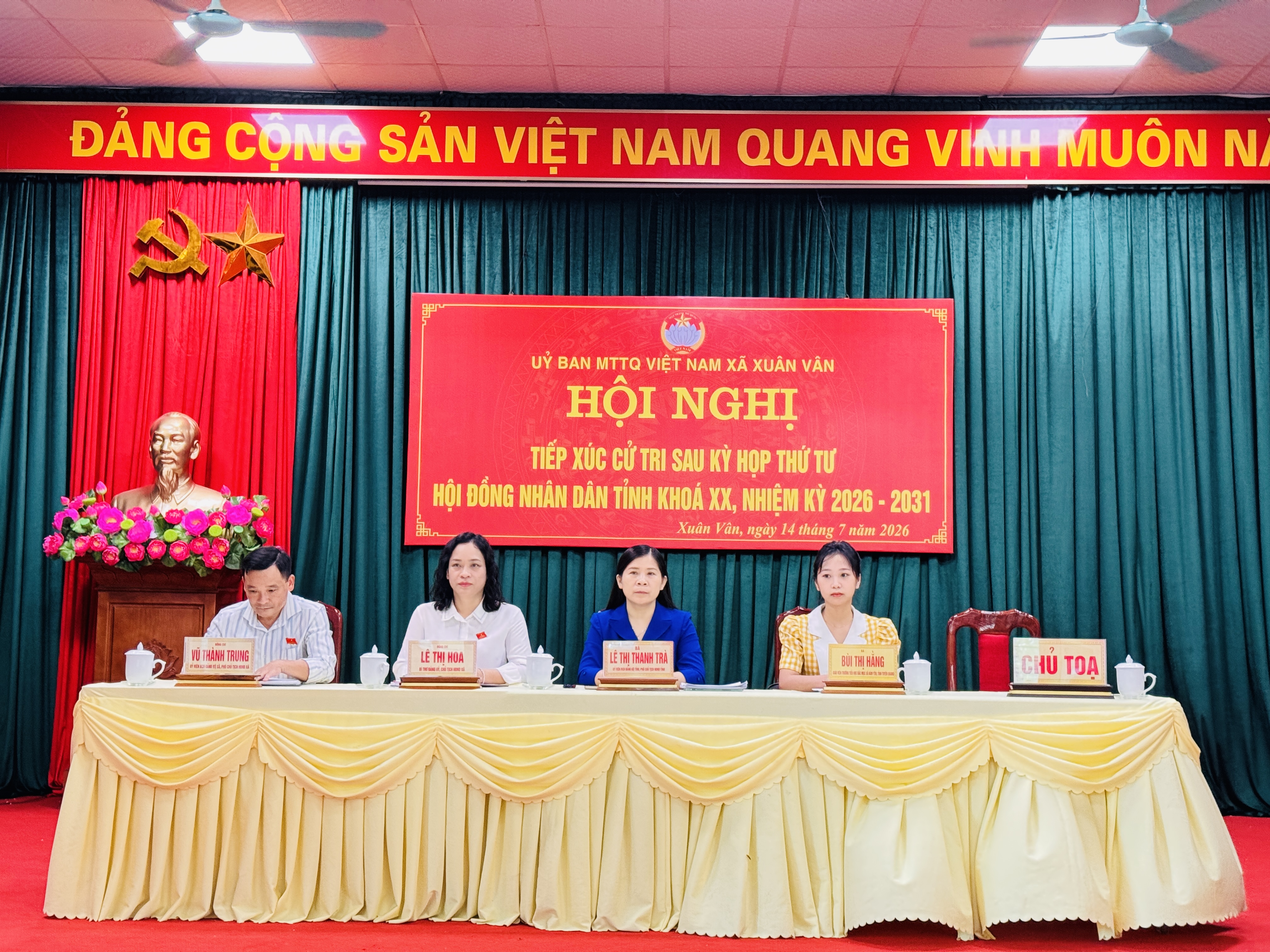 ĐẠI BIỂU HĐND TỈNH KHÓA XX, NHIỆM KỲ 2026 - 2031 TIẾP XÚC CỬ TRI TẠI XÃ XUÂN VÂN