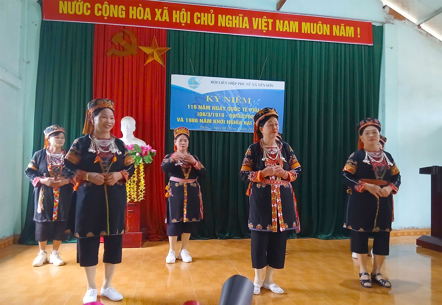 Phụ nữ Yên Sơn nhiều hoạt động kỷ niệm 116 năm ngày Quốc tế phụ nữ 8/3 và 1986 năm cuộc khởi nghĩa Hai Bà Trưng