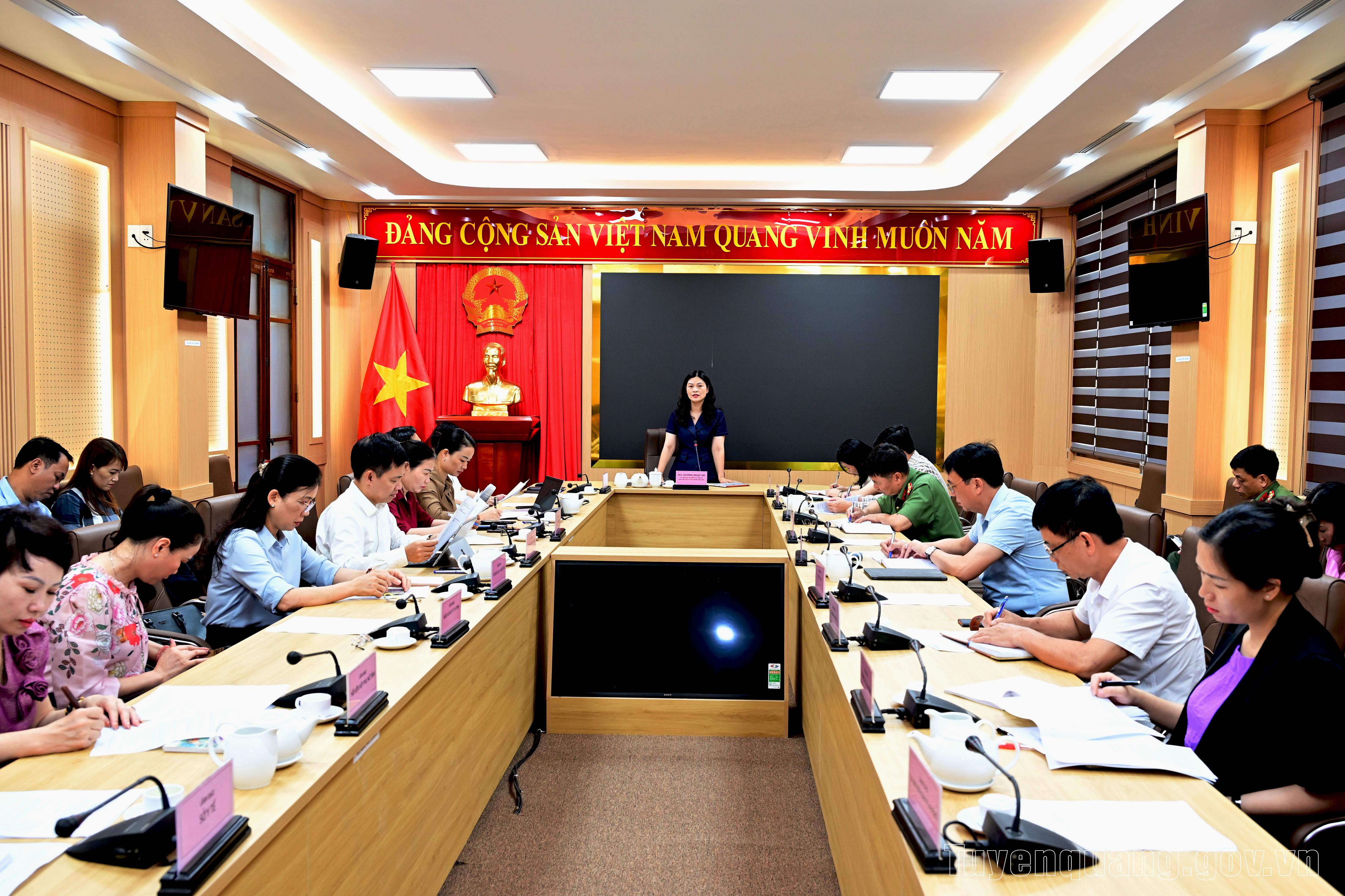 Ban Tổ chức các ngày lễ lớn tỉnh họp triển khai nhiệm vụ trọng tâm thời gian tới