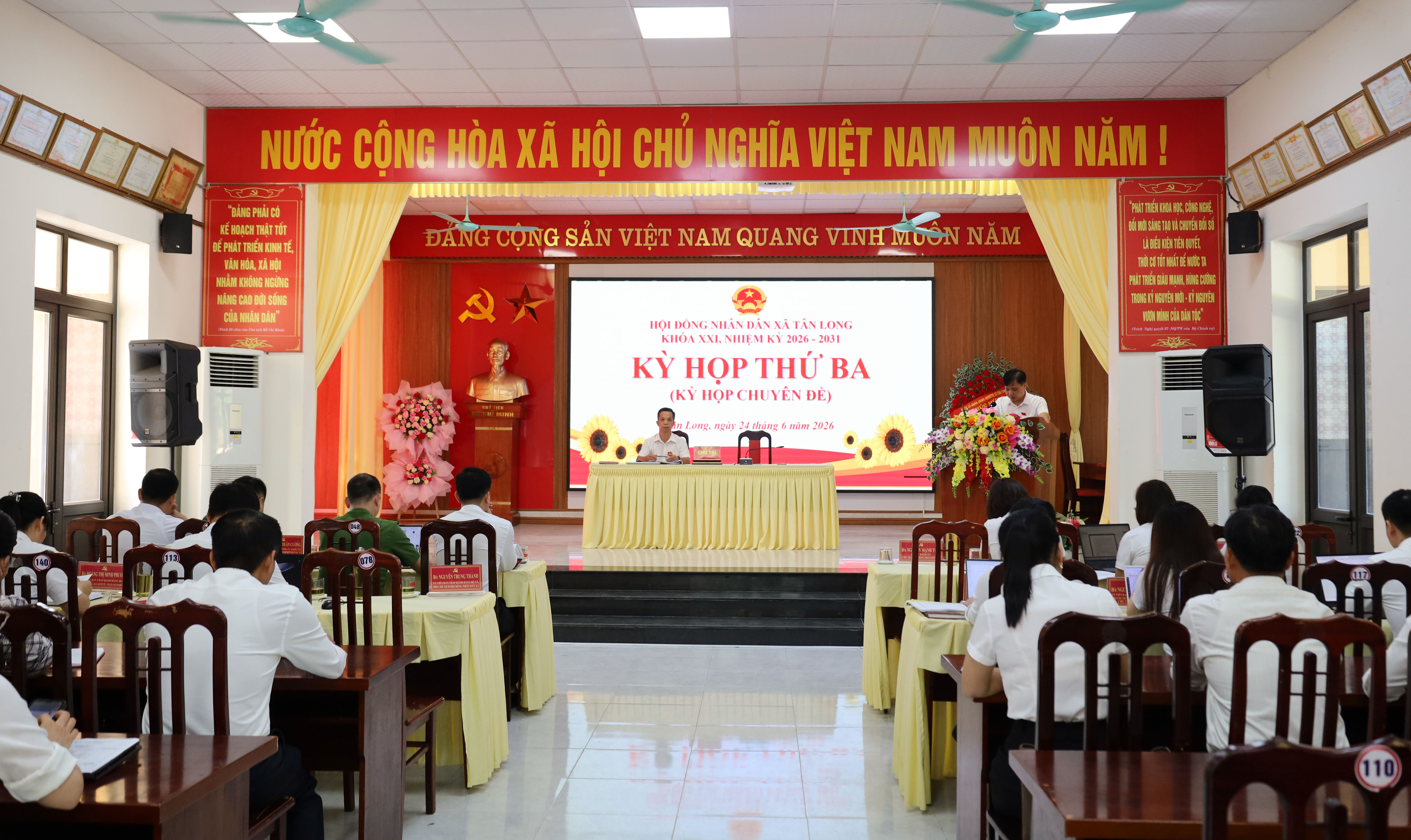 Kỳ họp thứ 3 (kỳ họp chuyên đề) HĐND xã Tân Long khóa XXI, nhiệm kỳ 2026-2031 