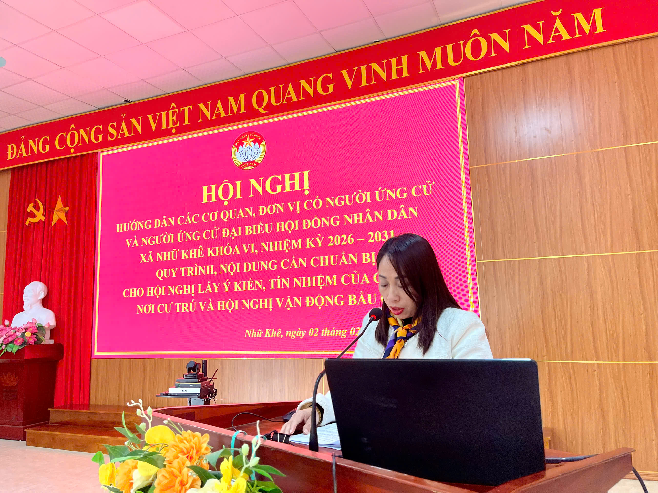 Xã Nhữ Khê chủ động chuẩn bị các bước cho bầu cử đại biểu HĐND khóa VI, nhiệm kỳ 2026 - 2031