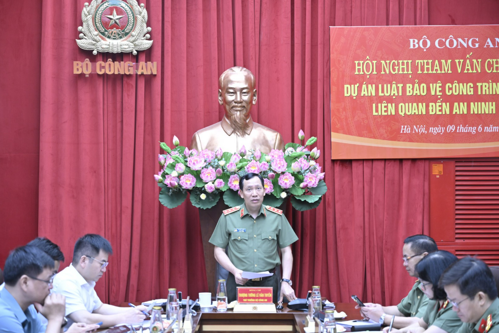 HỘI NGHỊ THAM VẤN CHÍNH SÁCH DỰ ÁN LUẬT BẢO VỆ CÔNG TRÌNH QUAN TRỌNG LIÊN QUAN ĐẾN AN NINH QUỐC GIA