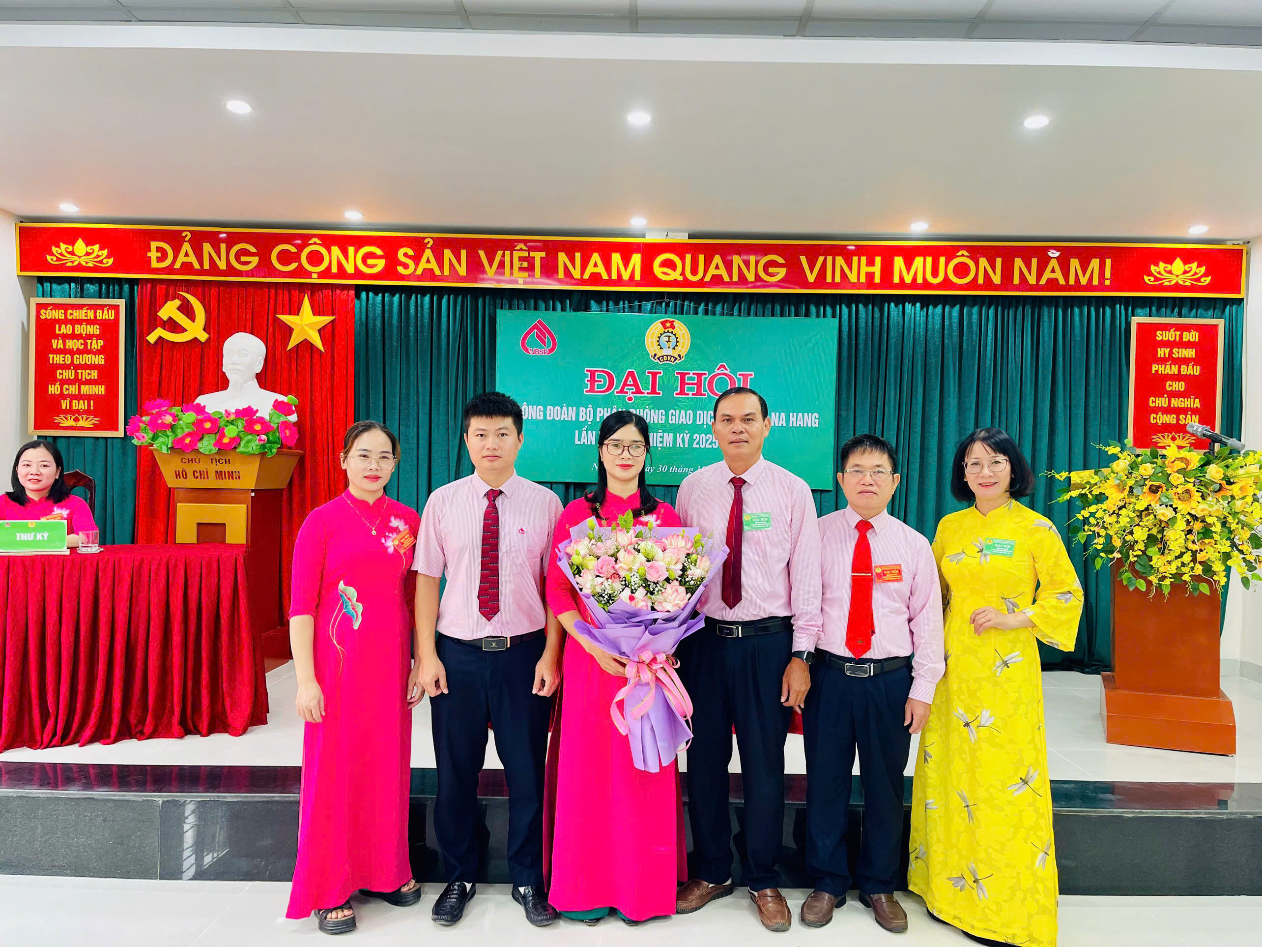 Đại hội Công đoàn bộ phận Phòng giao dịch Ngân hàng Chính sách xã hội Na Hang lần thứ VI, nhiệm kỳ 2025 - 2030