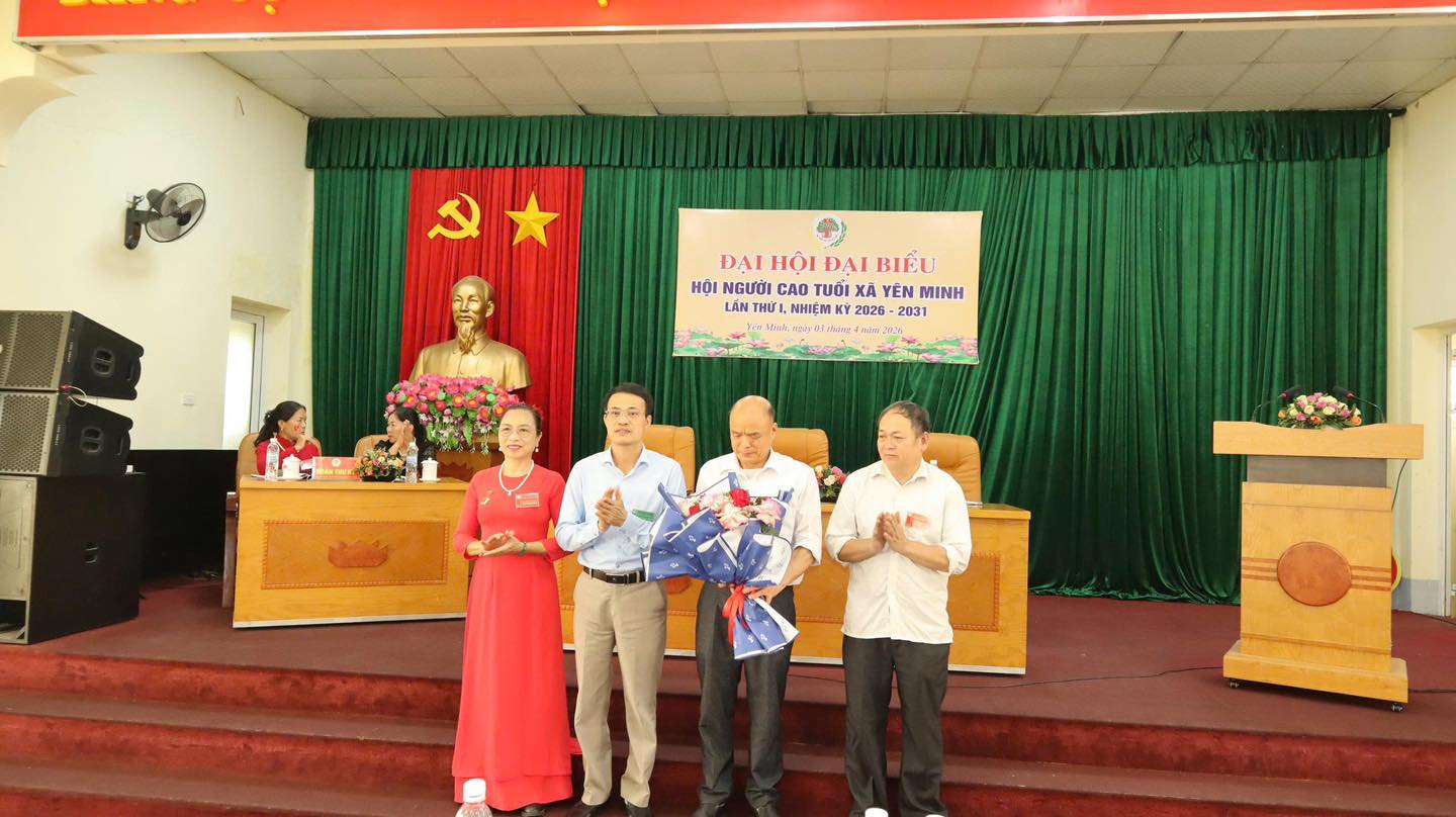 ĐẠI HỘI HỘI NGƯỜI CAO TUỔI XÃ YÊN MINH KHÓA I, NHIỆM KỲ 2026–2031
