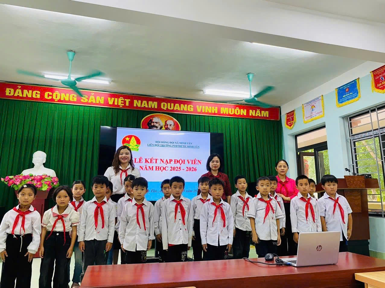 LỄ KẾT NẠP ĐỘI VIÊN MỚI LỚP ĐỘI VIÊN 85 NĂM NGÀY THÀNH LẬP ĐỘI TNTP HỒ CHÍ MINH(15/5/1941 - 15/5/2026