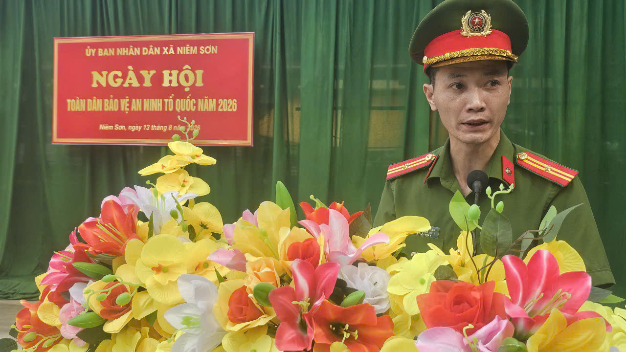 Ngày hội toàn dân bảo vệ an ninh Tổ quốc xã Niêm Sơn năm 2026