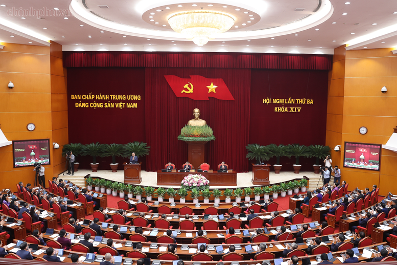 Thông cáo báo chí ngày làm việc thứ năm và bế mạc Hội nghị Trung ương 3 khoá XIV