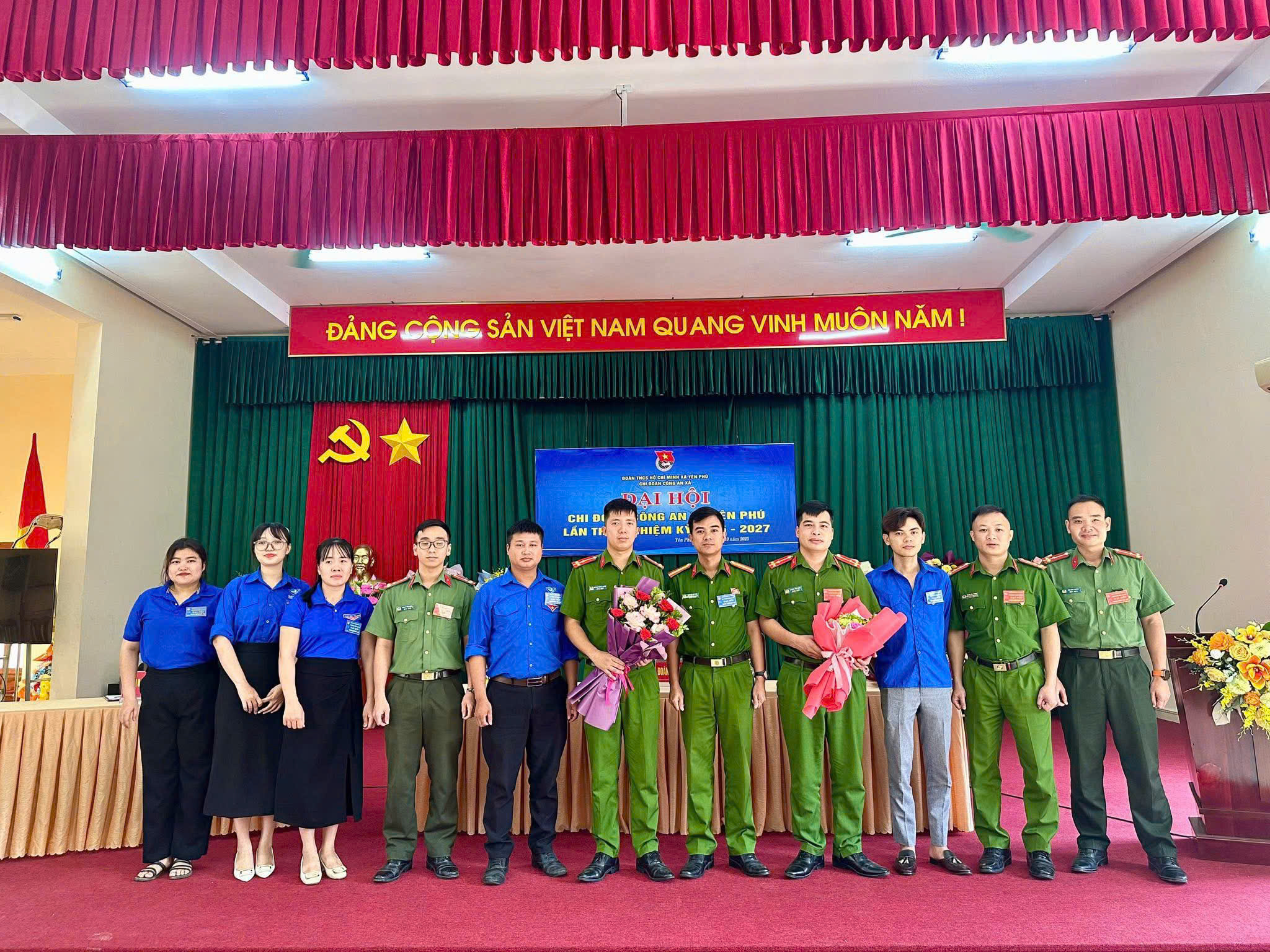 ĐẠI HỘI CHI ĐOÀN CÔNG AN XÃ YÊN PHÚ LẦN THỨ I, NHIỆM KỲ 2025–2027