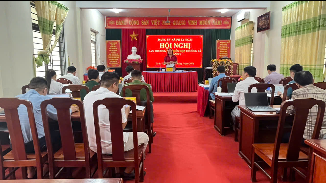 Hội nghị Ban Thường vụ Đảng ủy thường kỳ tháng 5 năm 2026