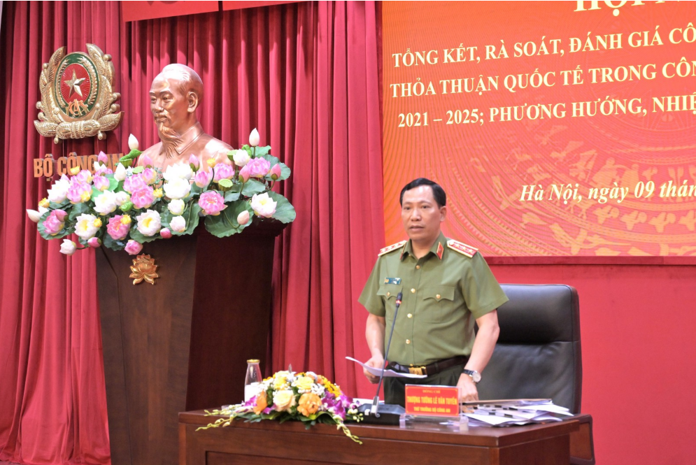 TỔNG KẾT, RÀ SOÁT, ĐÁNH GIÁ CÔNG TÁC ĐIỀU ƯỚC QUỐC TẾ, THOẢ THUẬN QUỐC TẾ TRONG CÔNG AN NHÂN DÂN GIAI ĐOẠN 2021 - 2025