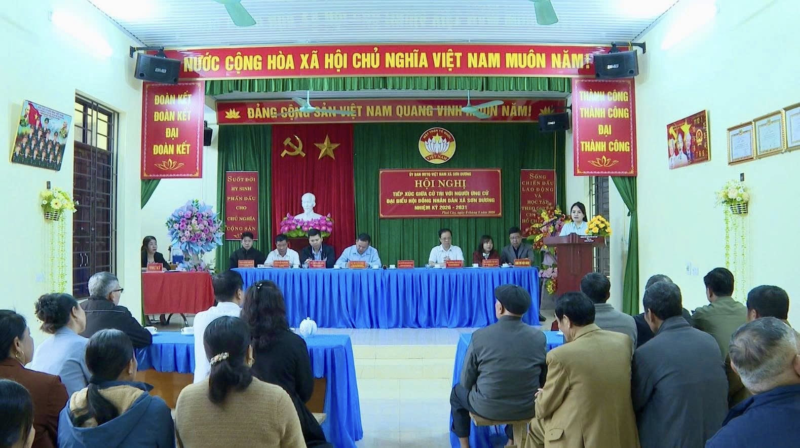 Đơn vị bầu cử số 5 tiếp xúc cử tri trước kỳ bầu cử HĐND cấp xã nhiệm kỳ 2026 - 2031 tại thôn Phai Cày 