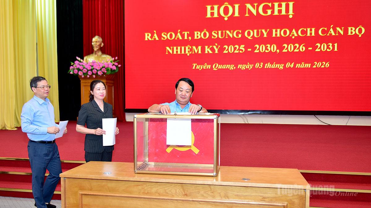 Rà soát, bổ sung quy hoạch các chức danh lãnh đạo cấp ủy, chính quyền tỉnh, nhiệm kỳ 2025-2030, 2026-2031