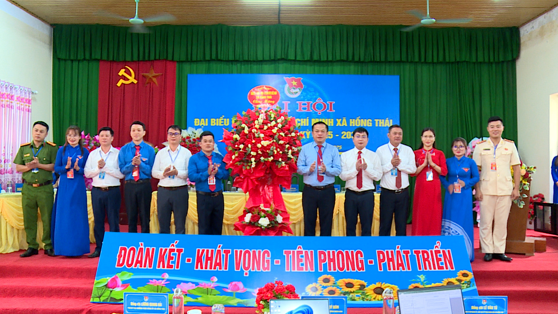 Đại hội Đại biểu Đoàn TNCS Hồ Chí Minh xã Hồng Thái lần thứ I, nhiệm kỳ 2025 – 2030