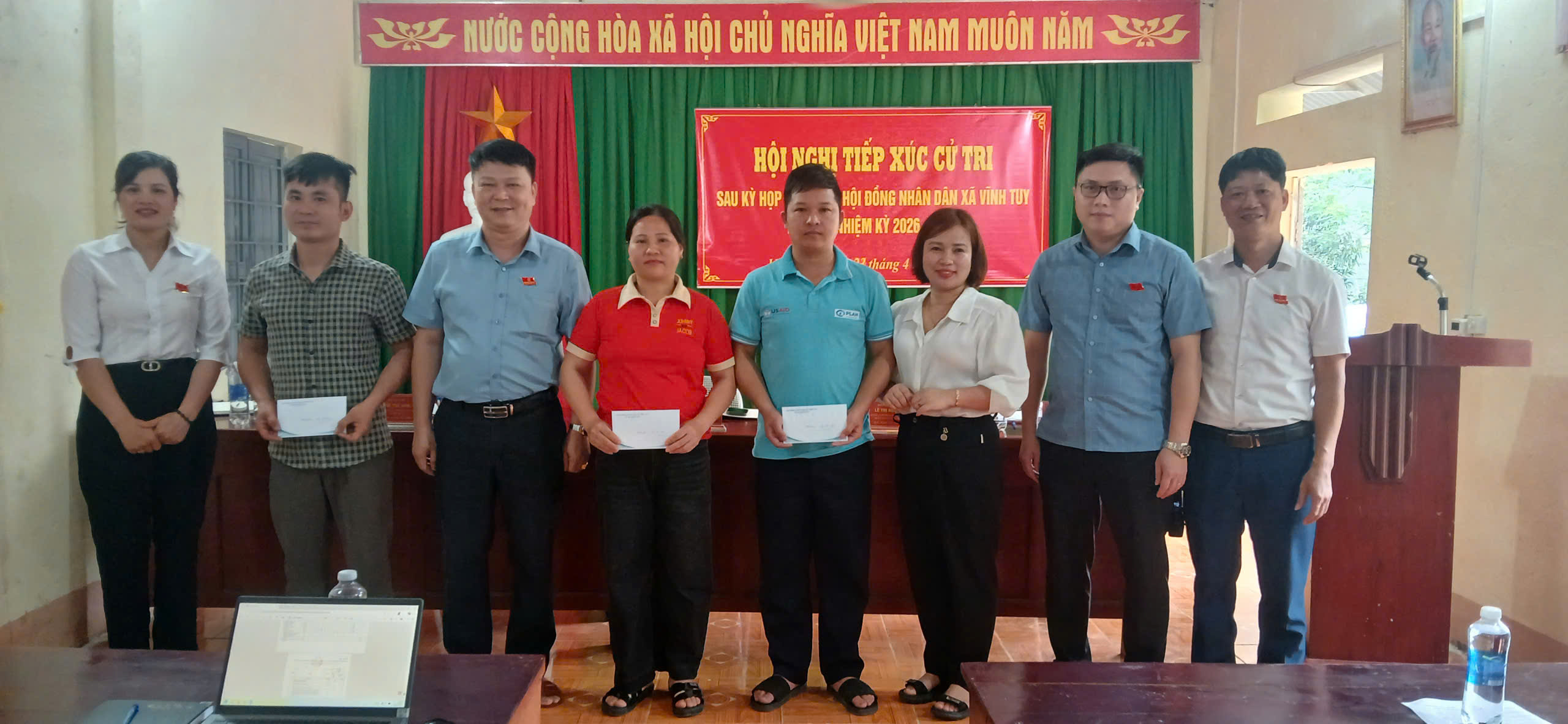 HĐND xã Vĩnh Tuy hoàn thành đợt tiếp xúc cử tri sau kỳ họp thứ nhất khóa II, nhiệm kỳ 2026-2031