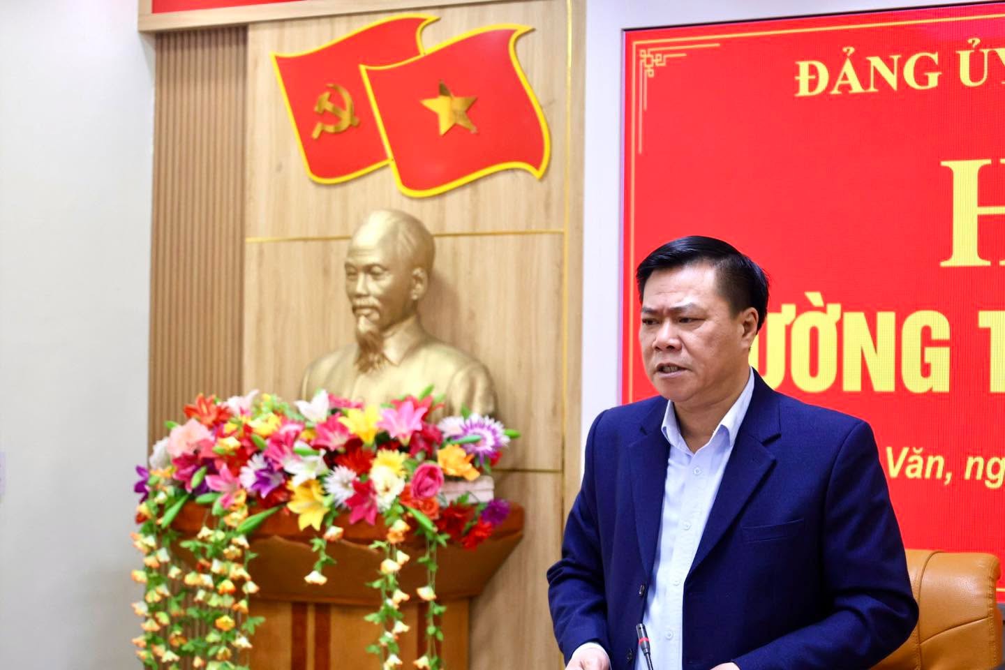 Thường trực Đảng uỷ xã Đồng Văn, tổ chức họp, triển khai quyết liệt, đồng bộ các giải pháp để hoàn thành các mục tiêu, chỉ tiêu ngay đầu năm 2026 