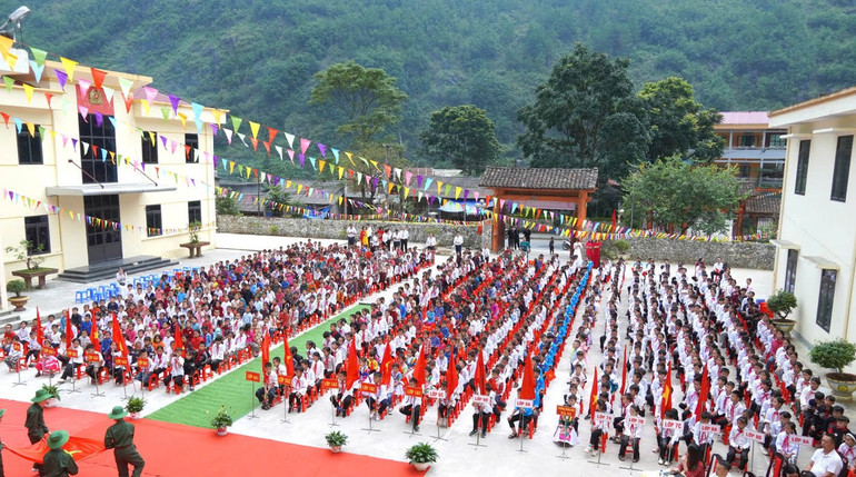 Đồng loạt tổ chức Lễ khởi công các trường nội trú liên cấp tại các xã biên giới vào ngày 09/11/2025