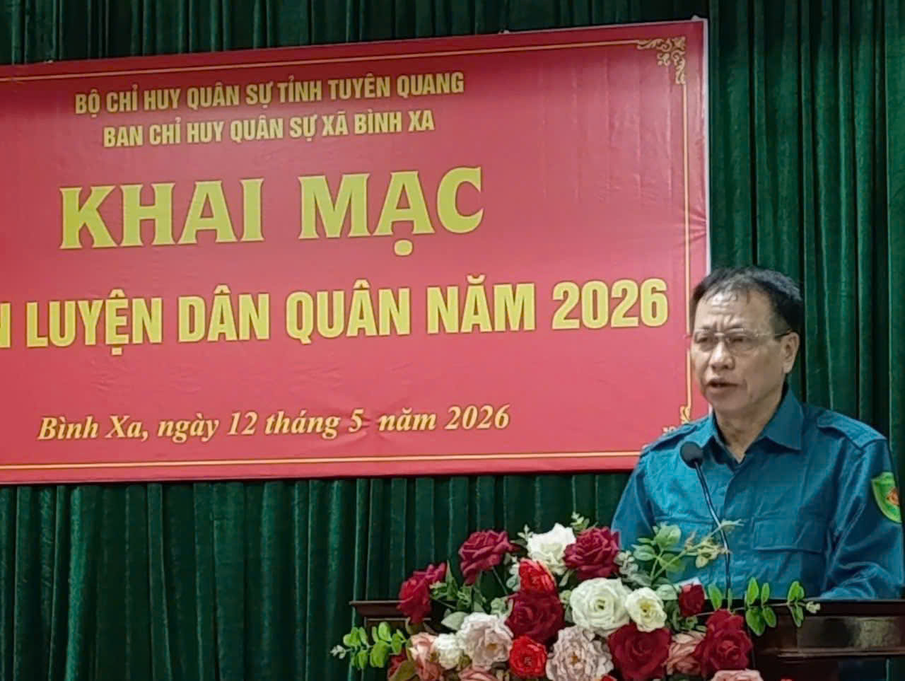BAN CHỈ HUY QUÂN SỰ XÃ BÌNH XA TỔ CHỨC KHAI MẠC HUẤN LUYỆN DÂN QUÂN NĂM 2026