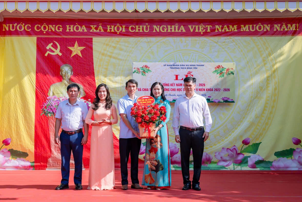 Trường THCS Bình Yên tổng kết năm học 2025 - 2026