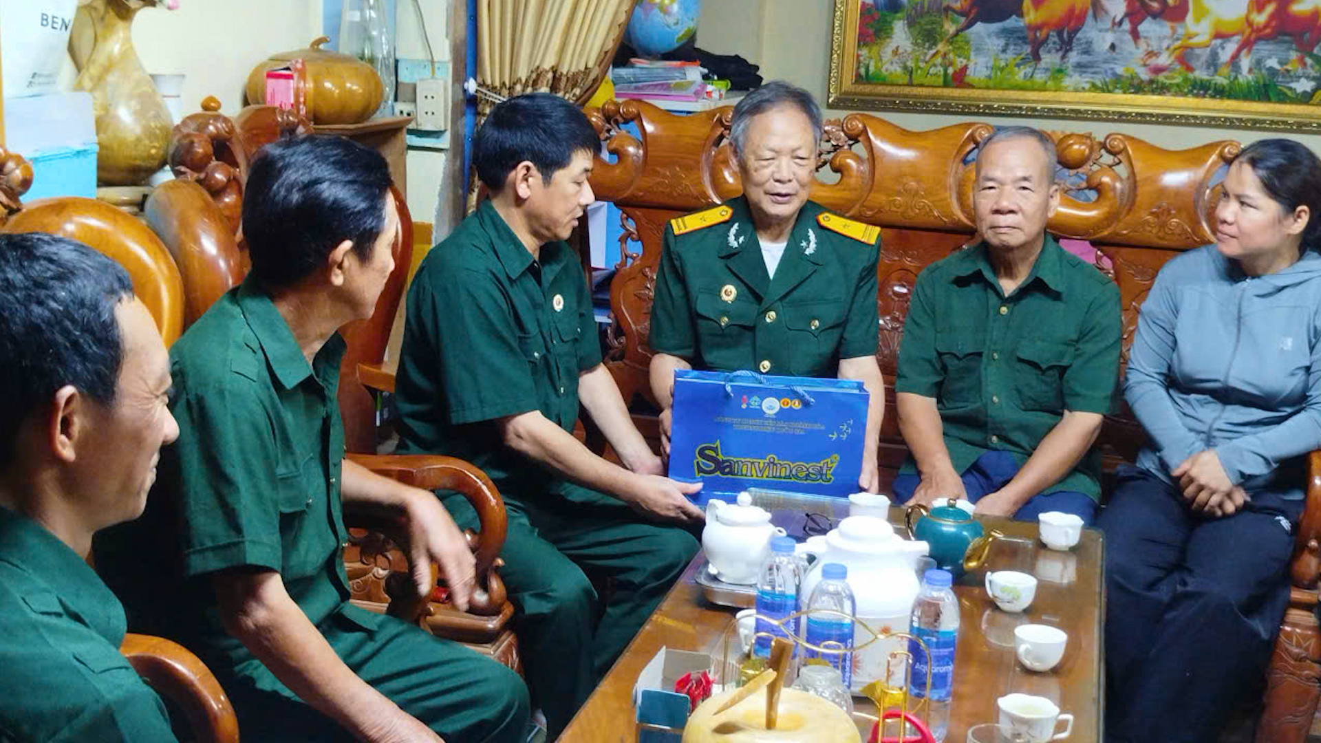 Hội Cựu chiến binh xã Yên Hoa tổ chức nhiều hoạt động ý nghĩa nhân dịp kỷ niệm 79 năm Ngày Thương binh - Liệt sĩ