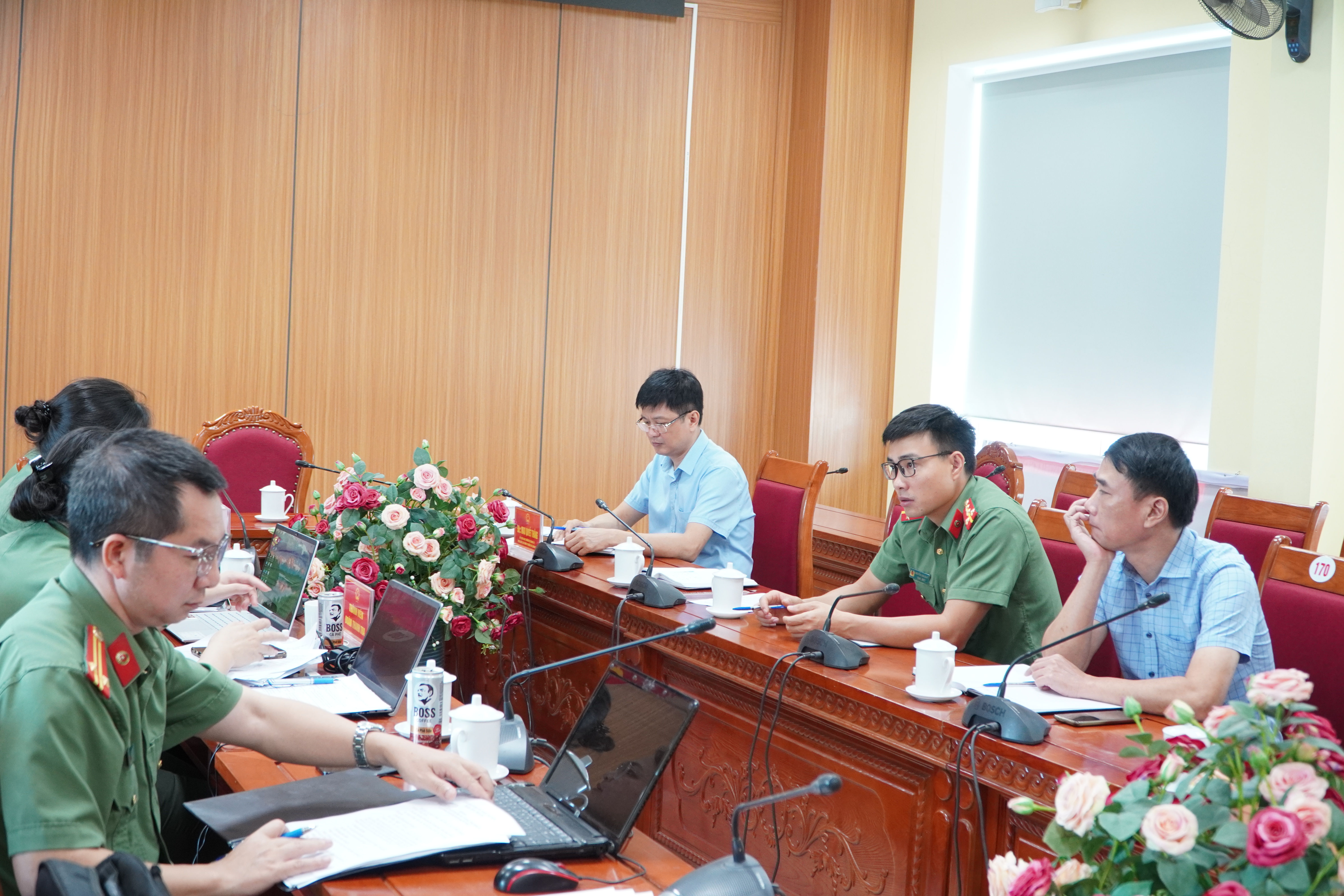 UBND PHƯỜNG HÀ GIANG 1 LÀM VIỆC VỚI ĐOÀN THANH TRA CÔNG AN TỈNH TUYÊN QUANG