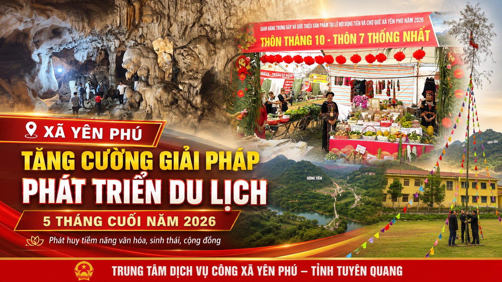 YÊN PHÚ TĂNG CƯỜNG CÁC GIẢI PHÁP PHÁT TRIỂN DU LỊCH 5 THÁNG CUỐI NĂM 2026