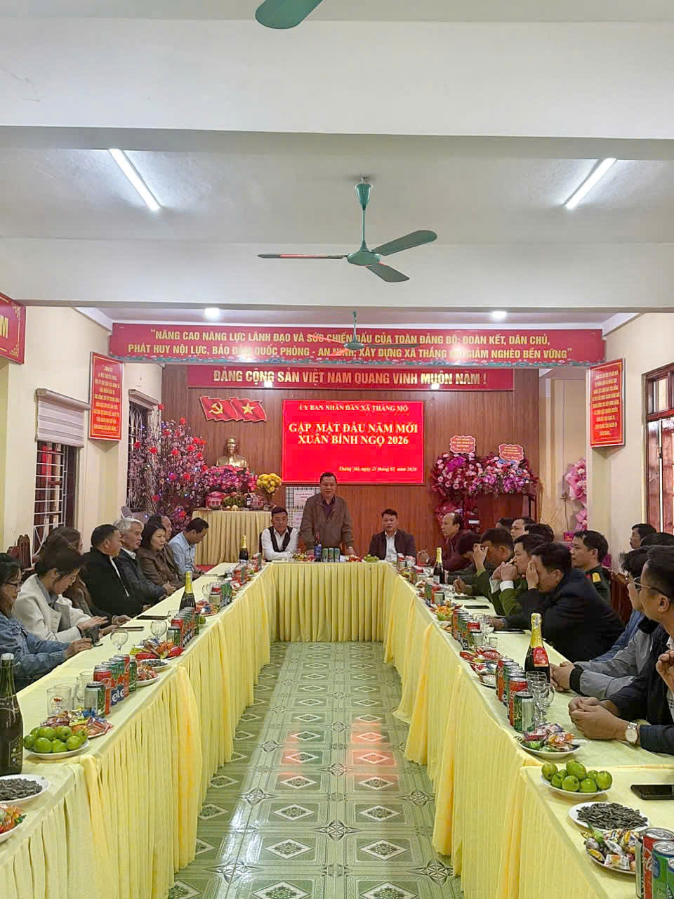 XÃ THẮNG MỐ TỔ CHỨC GẶP MẶT CÁN BỘ, CÔNG CHỨC, VIÊN CHỨC NHÂN DỊP ĐẦU NĂM XUÂN BÍNH NGỌ 2026