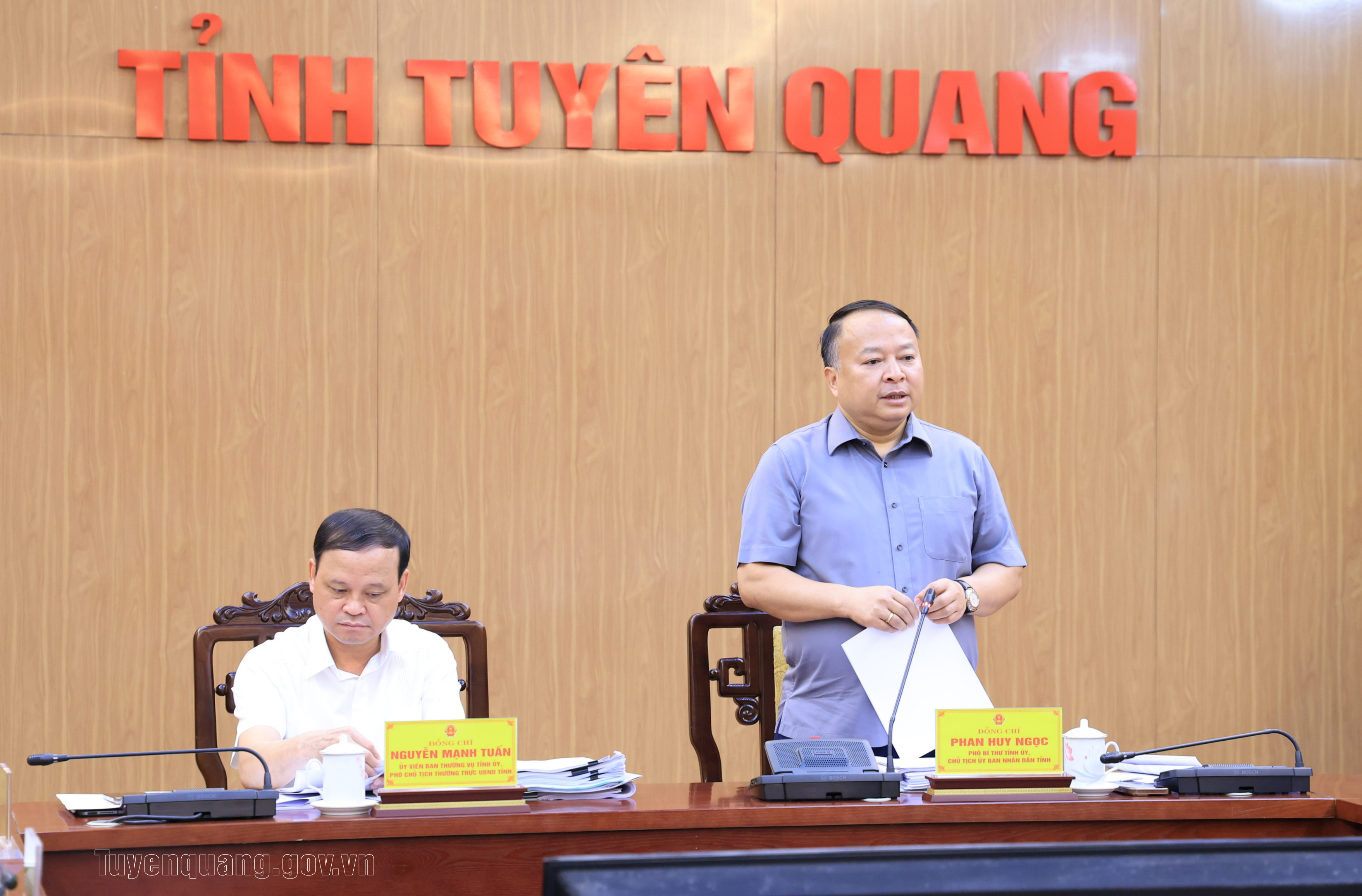 Chủ tịch UBND tỉnh Phan Huy Ngọc: Khẩn trương tháo gỡ dứt điểm các dự án tồn đọng, đẩy nhanh xây dựng cơ sở dữ liệu đất đai