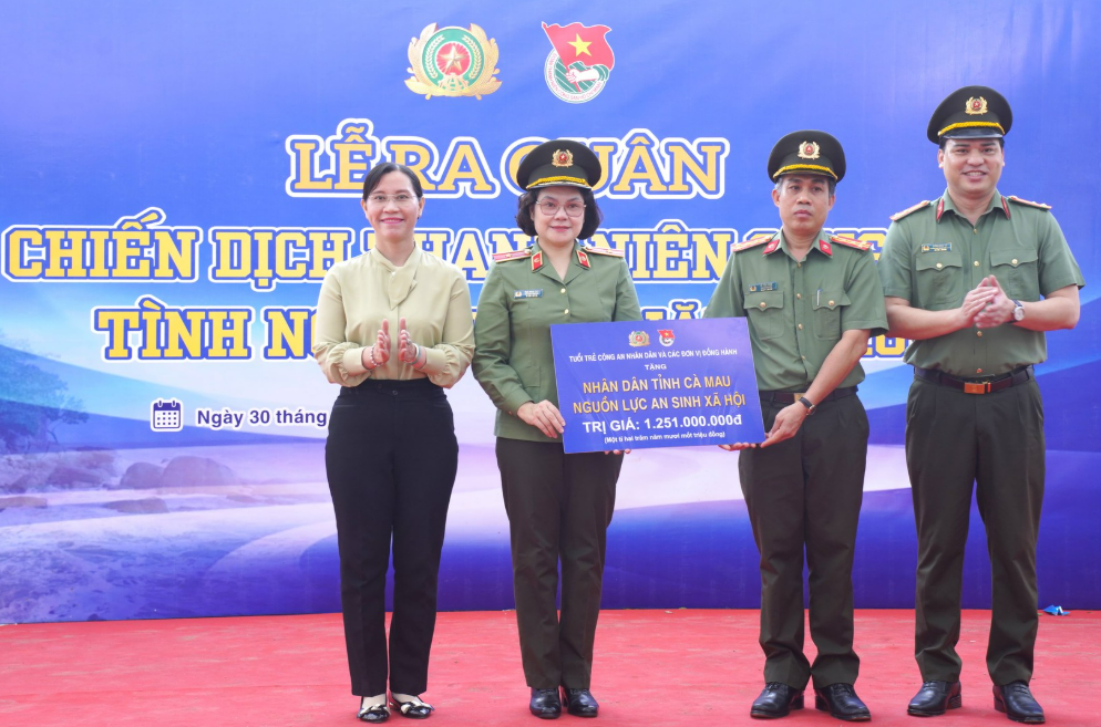 TUỔI TRẺ CÔNG AN NHÂN DÂN RA QUÂN CHIẾN DỊCH TÌNH NGUYỆN HÈ NĂM 2026 TẠI DI TÍCH HÒN ĐÁ BẠC