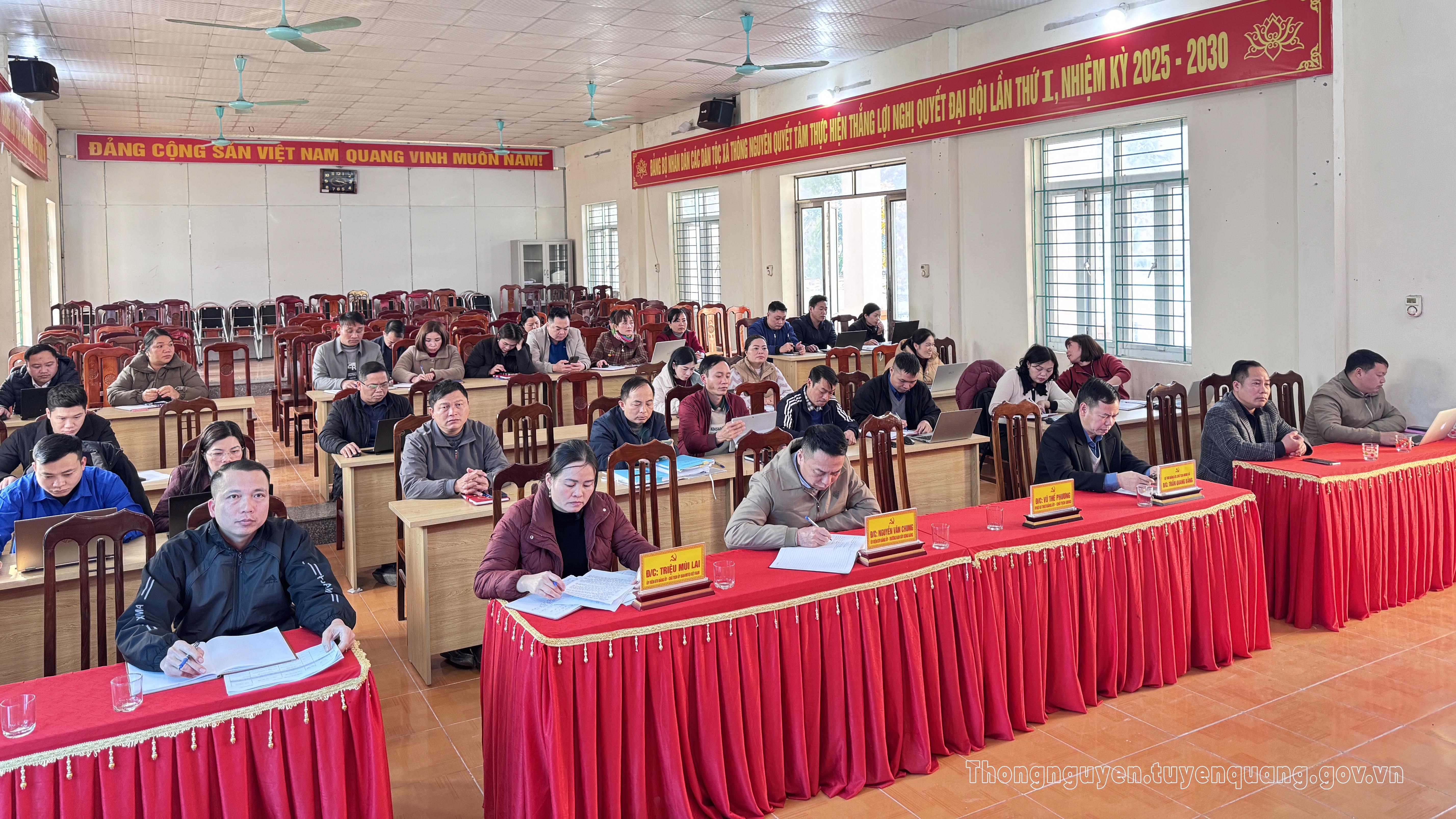 Hội nghị liên tịch lấy ý kiến cử tri đối với người dự kiến ứng cử đại biểu HĐND xã