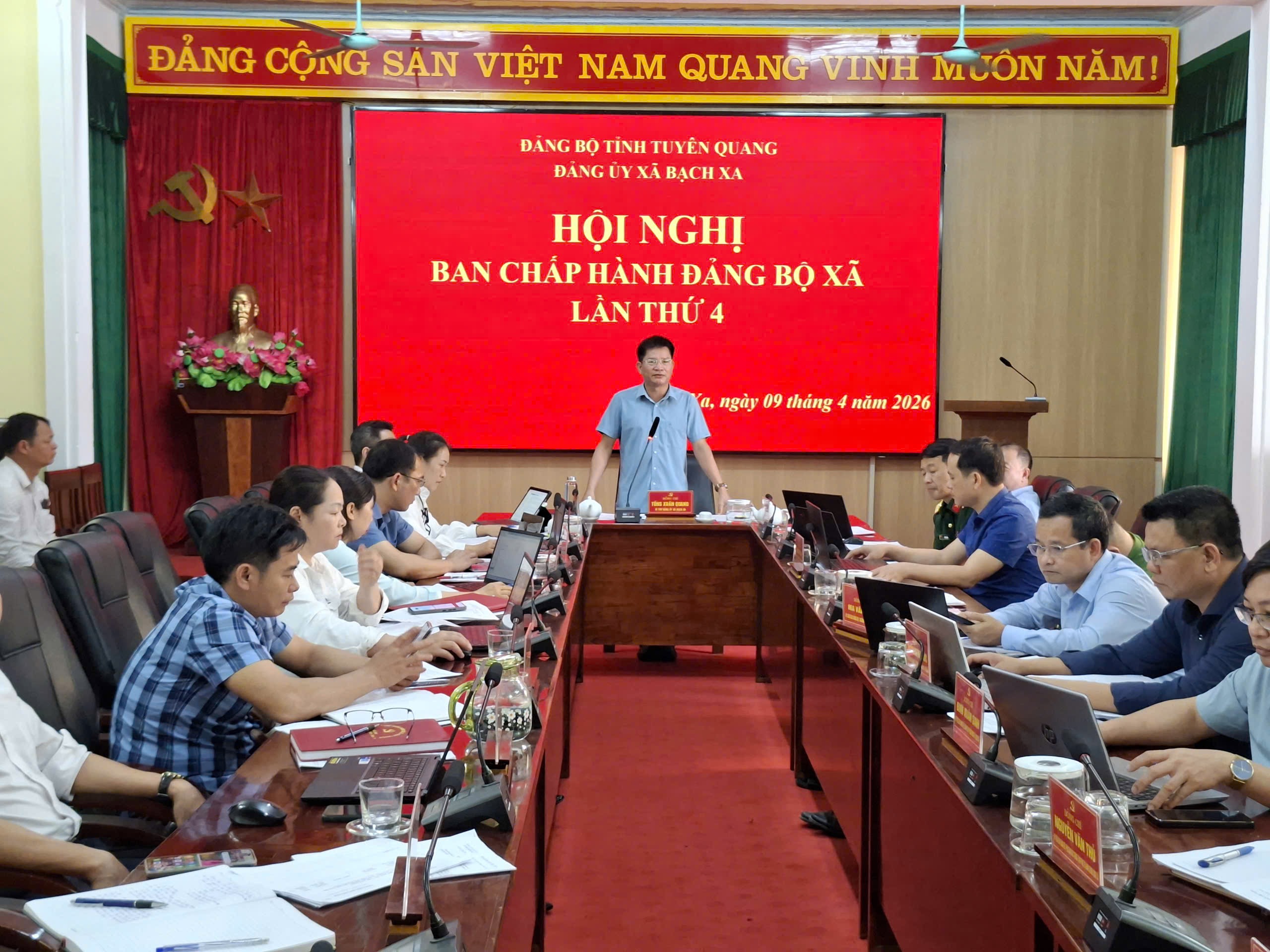 HỘI NGHỊ BAN CHẤP HÀNH ĐẢNG BỘ XÃ BẠCH XA LẦN THỨ TƯ, KHÓA I, NHIỆM KỲ 2025–2030