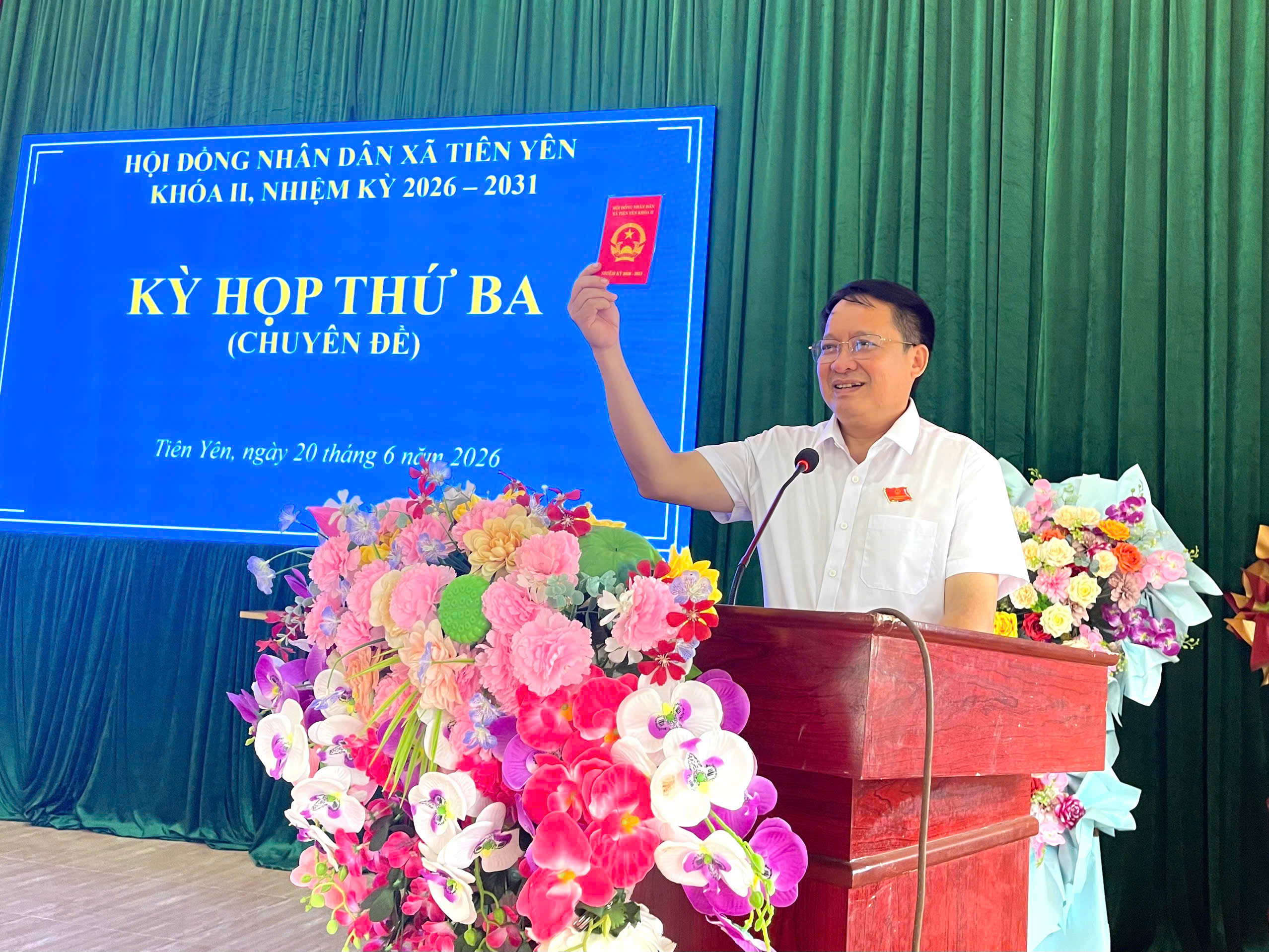 Kỳ họp thứ III (chuyên đề) HĐND Xã Tiên Yên khóa II, nhiệm kỳ 2026 - 2031