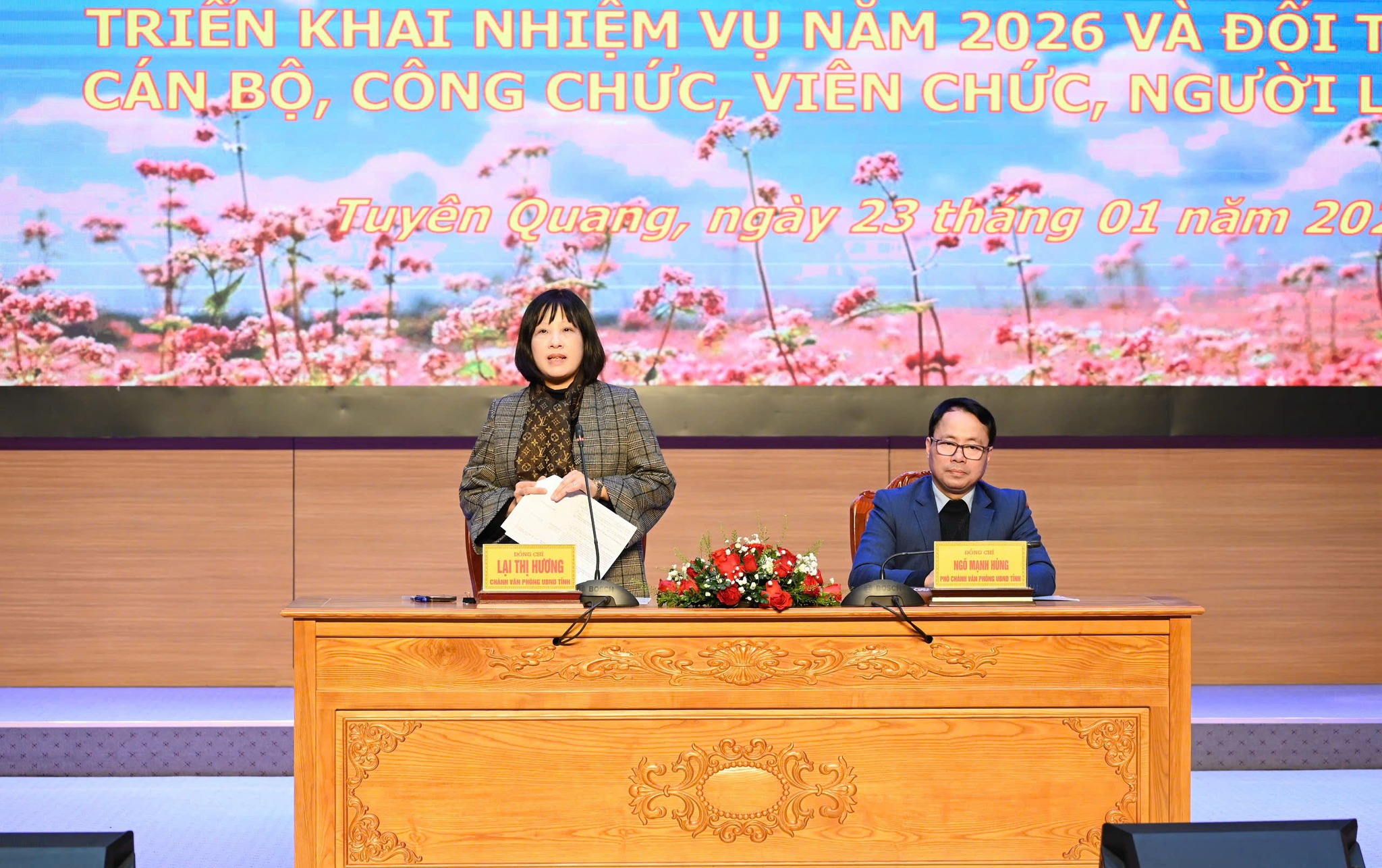 Văn phòng UBND tỉnh triển khai nhiệm vụ năm 2026 và đối thoại với cán bộ, công chức, viên chức, người lao động